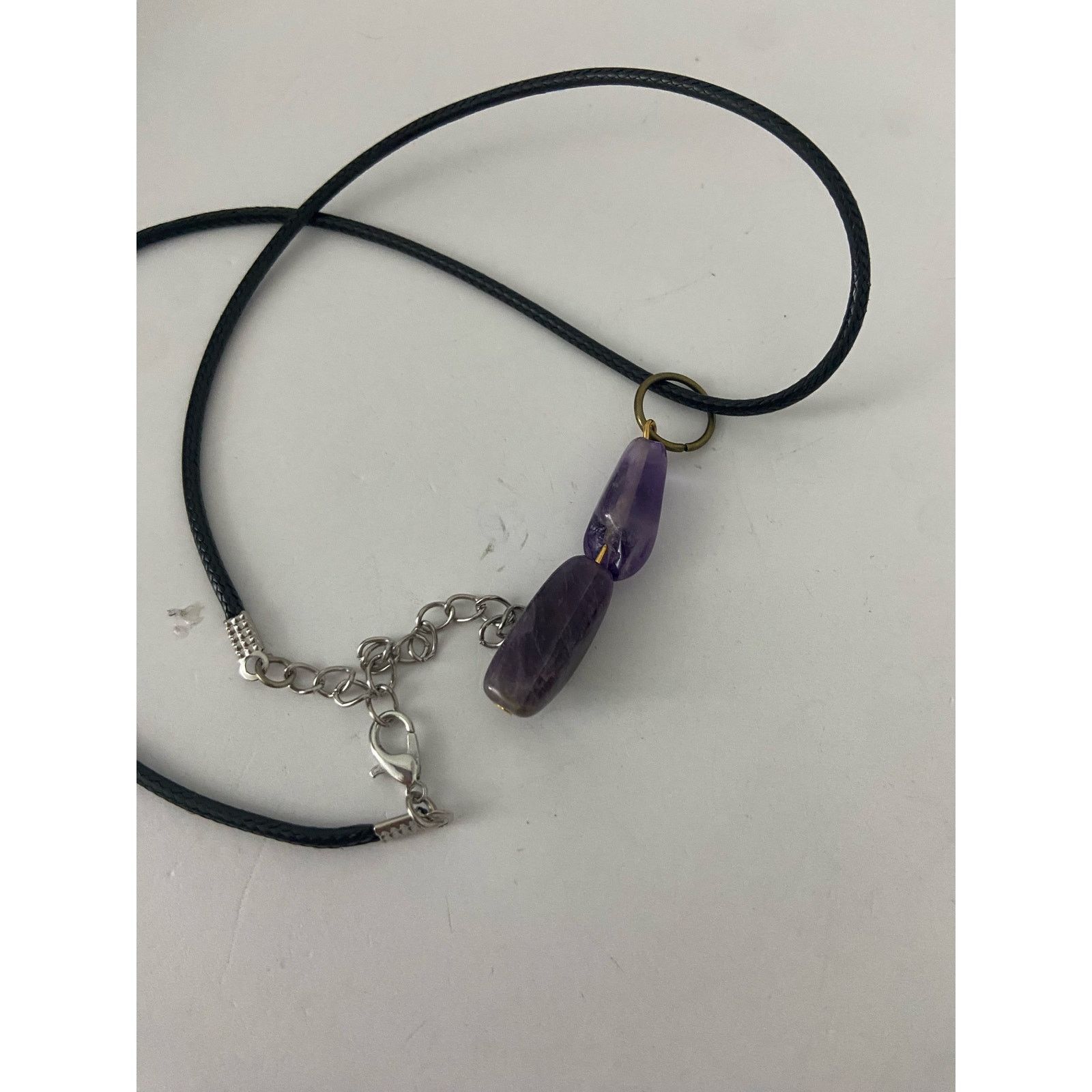 Handmade Handmade amethyst pendant necklace Size ONE SIZE - 4 Thumbnail