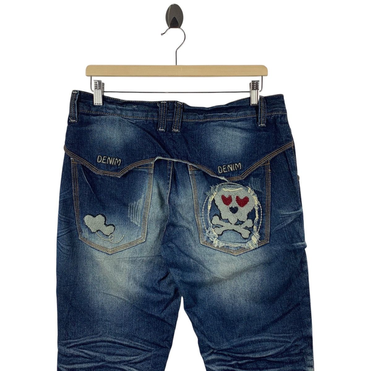 Designer × Japanese Brand JEANS WEAR japanesebrand blue jeans pants Size US 34 / EU 50 - 15 Thumbnail