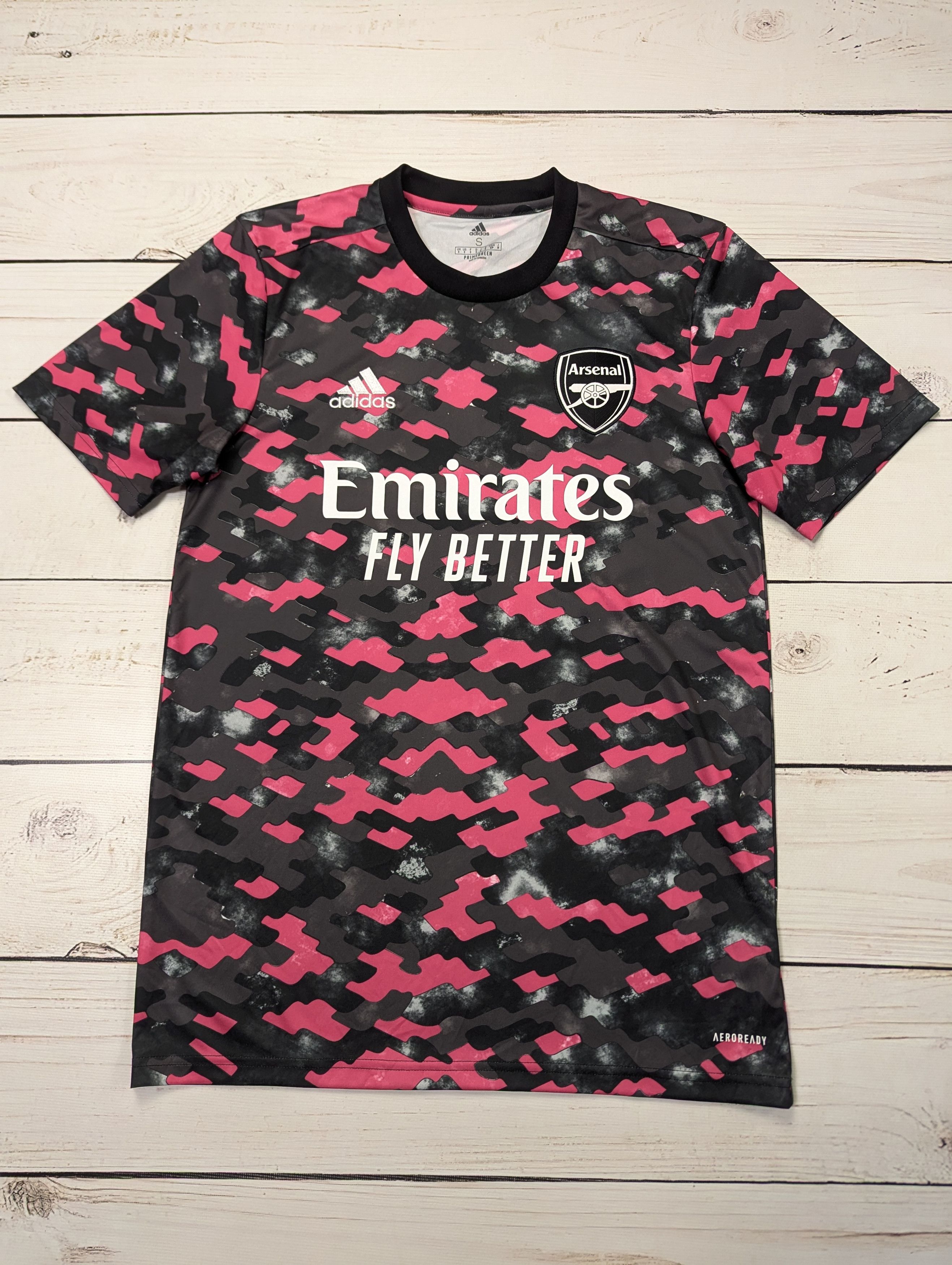 Adidas Adidas Arsenal 2021/22 Pre Match Jersey Size US S / EU 44-46 / 1 - 1 Thumbnail