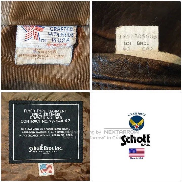 Other A2 cowhide flight jacket Size US M / EU 48-50 / 2 - 7 Thumbnail
