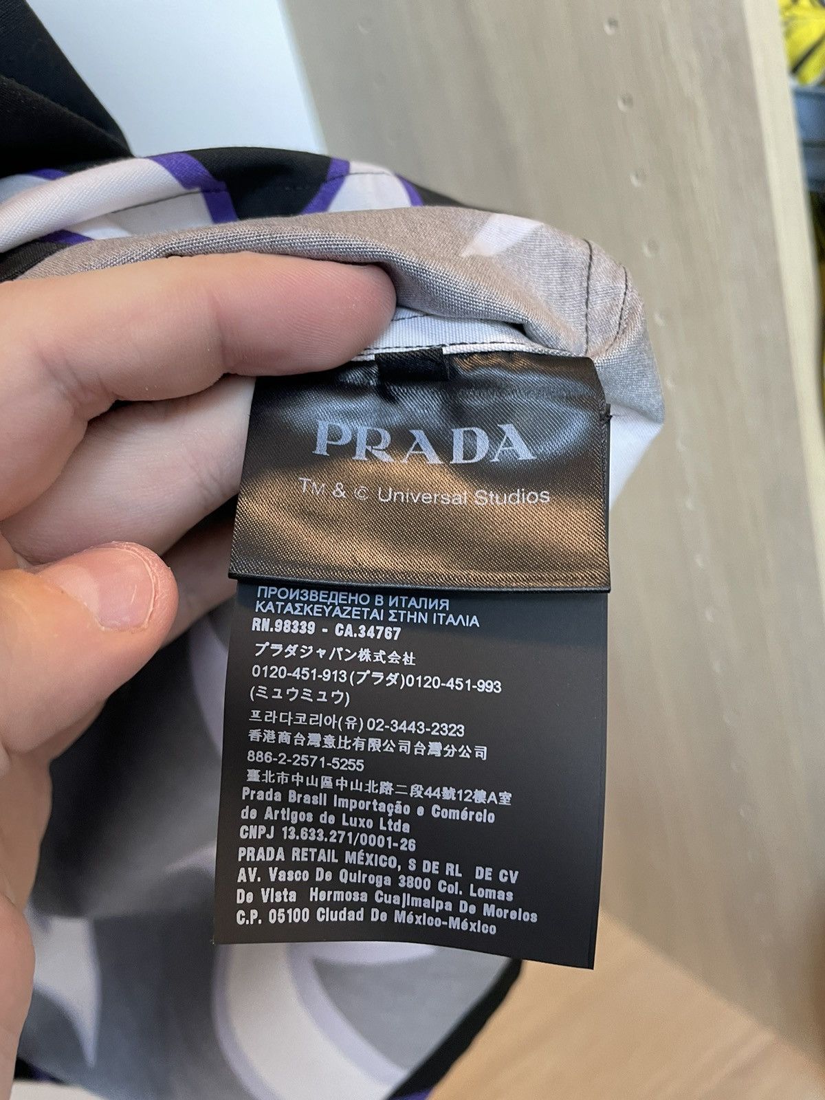 Prada Prada Frankenstein Hand Camp Collar Shirt Size US L / EU 52-54 / 3 - 5 Thumbnail