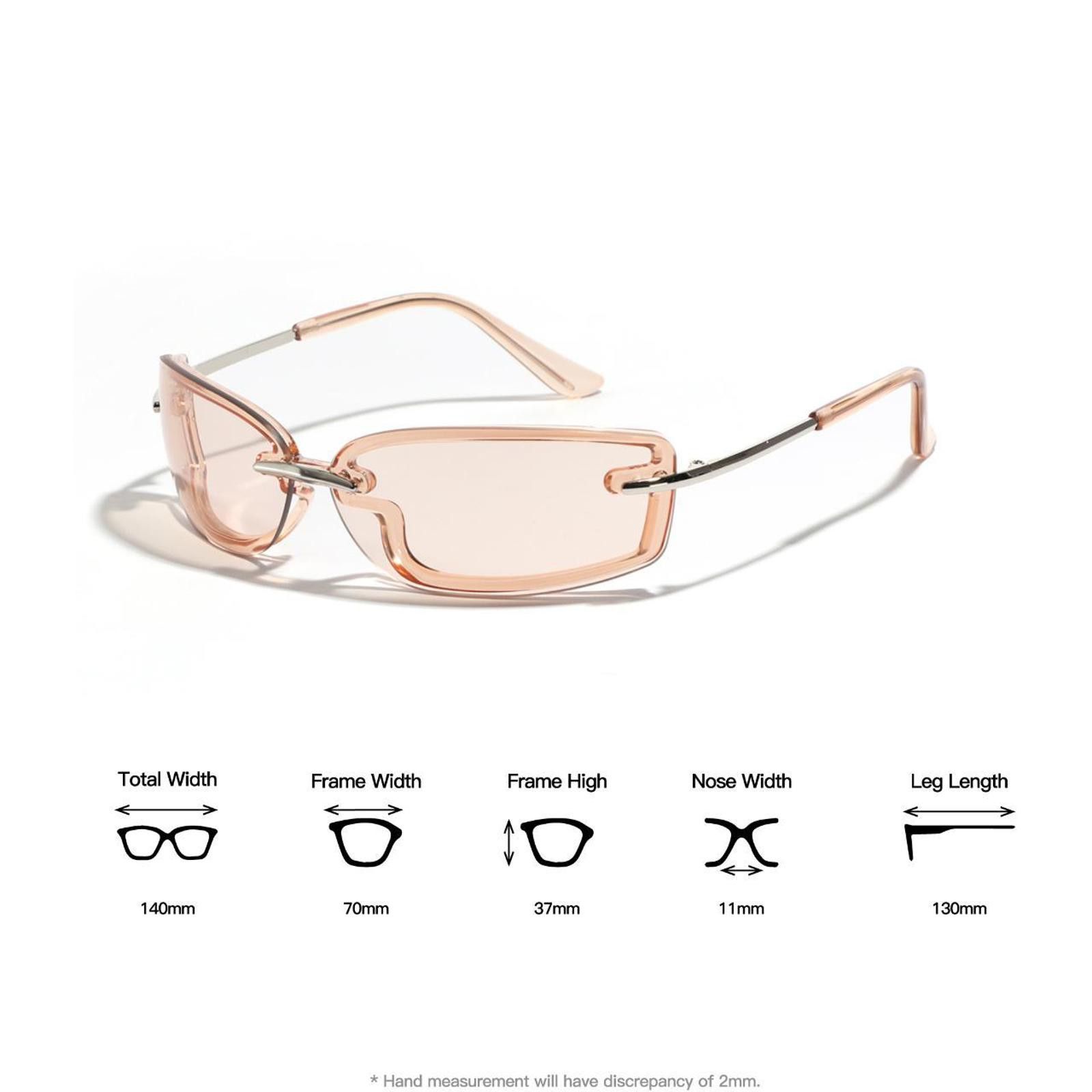 Japanese Brand Vtg Avant Garde Y2K Candy Color Rectangle Sunglasses Unisex Size ONE SIZE - 8 Thumbnail
