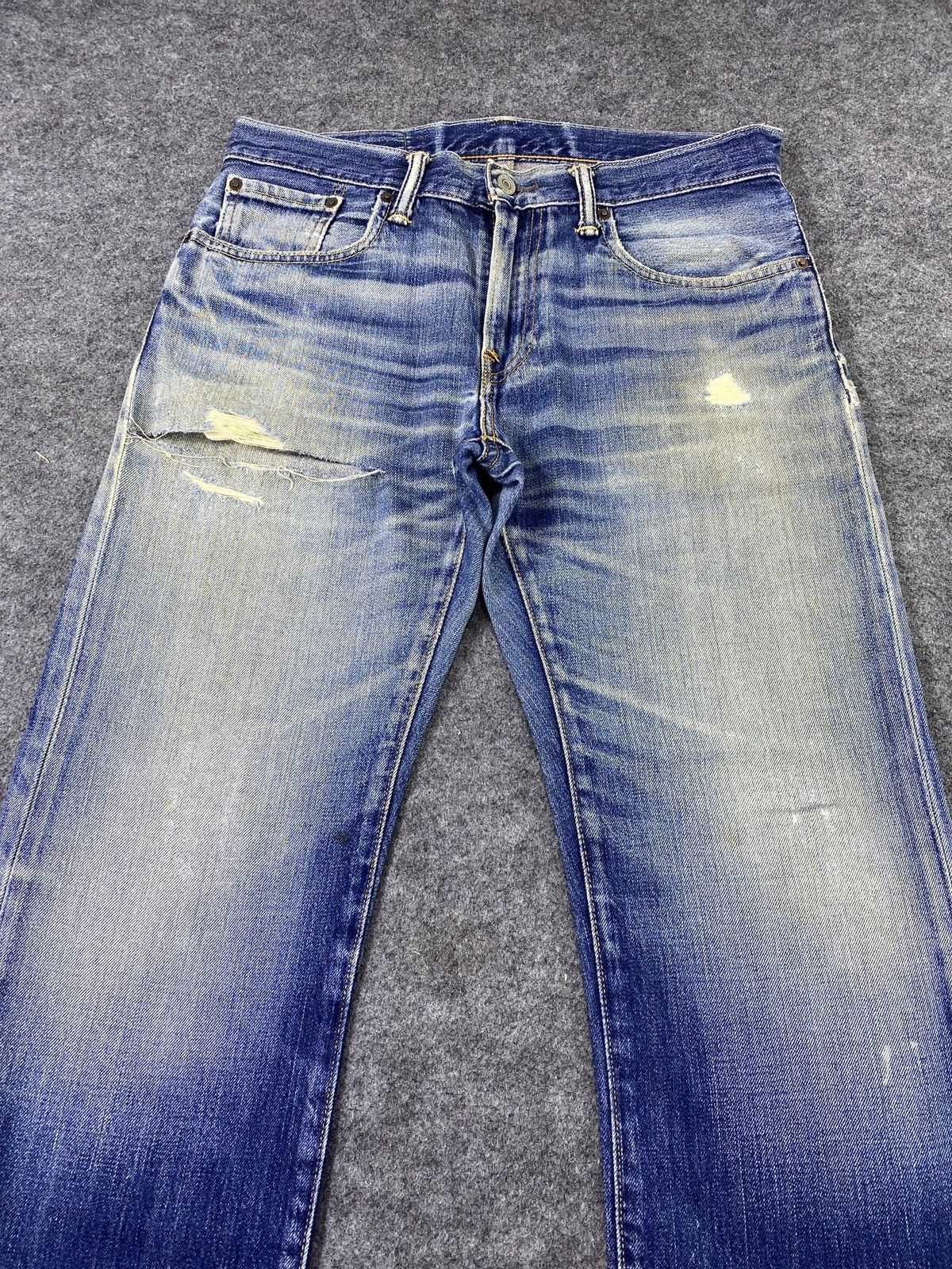 Jean × Levi's × Vintage Vintage Levis 502 Distressed Blue Wash Jeans-J967 Size US 34 / EU 50 - 2 Thumbnail