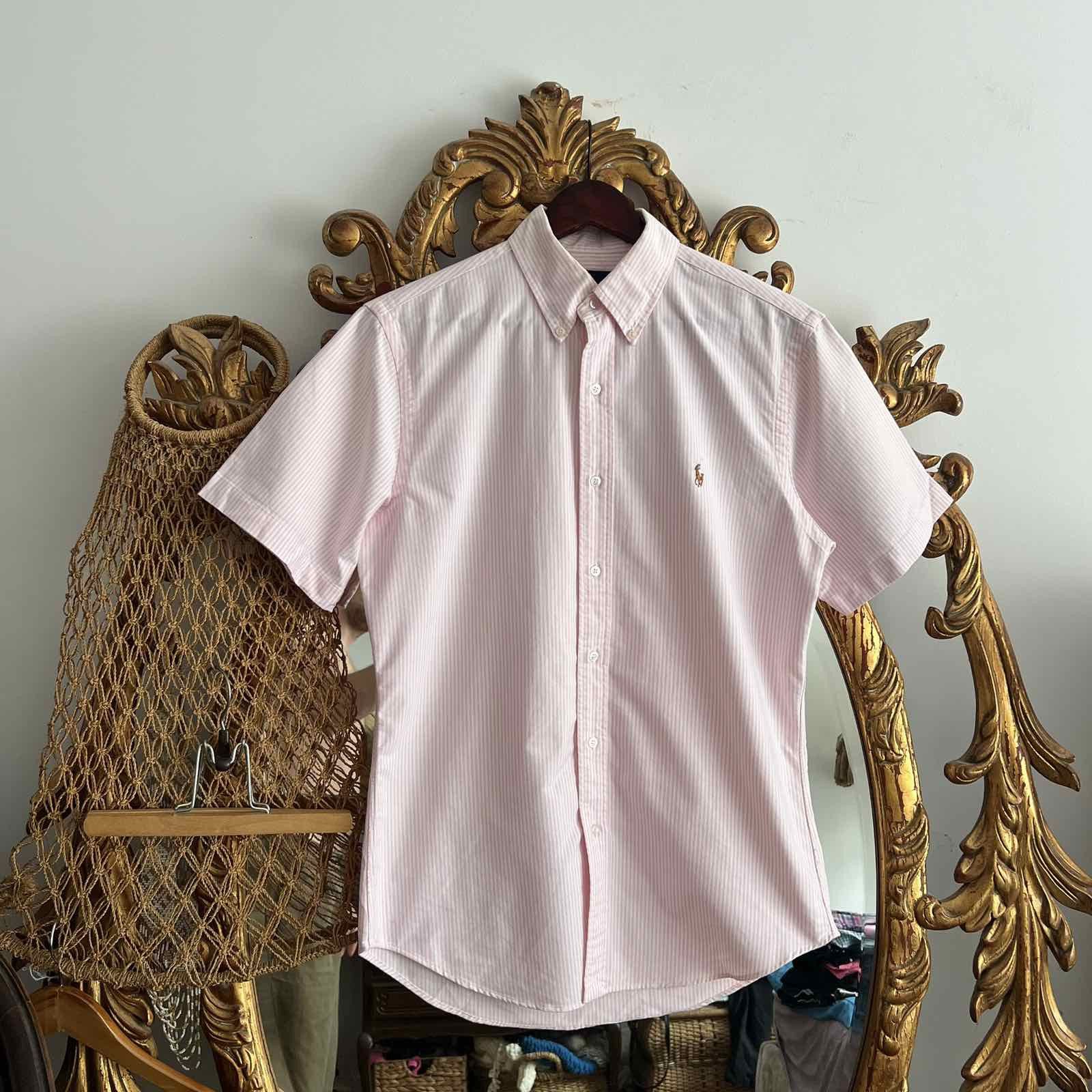 Polo Ralph Lauren Polo Ralph Lauren Pink Short Sleeve Shirt Sz M Size US M / EU 48-50 / 2 - 1 Thumbnail