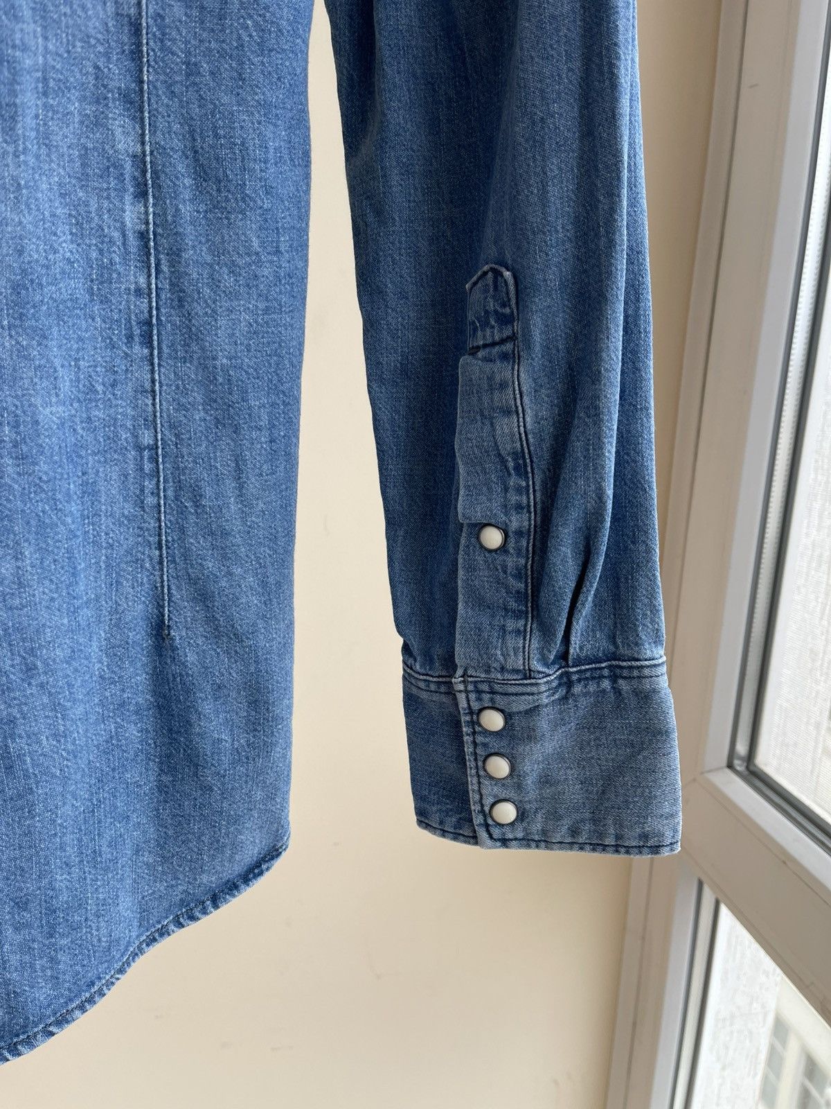 G-Star Raw 3301 Slim Fit Color Restored Denim Long Sleeve Shirt Size US L / EU 52-54 / 3 - 16 Thumbnail