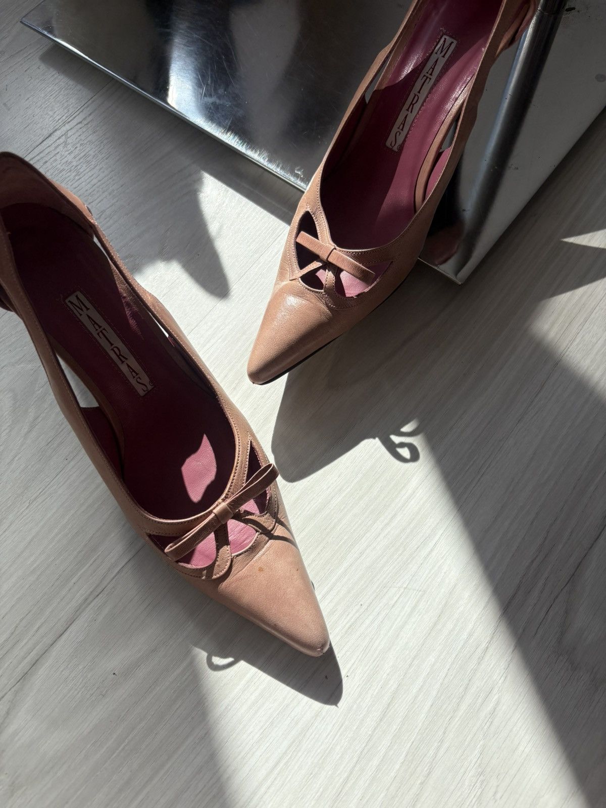 Vintage Vintage leather heels Size US 7.5 / IT 37.5 - 14 Thumbnail