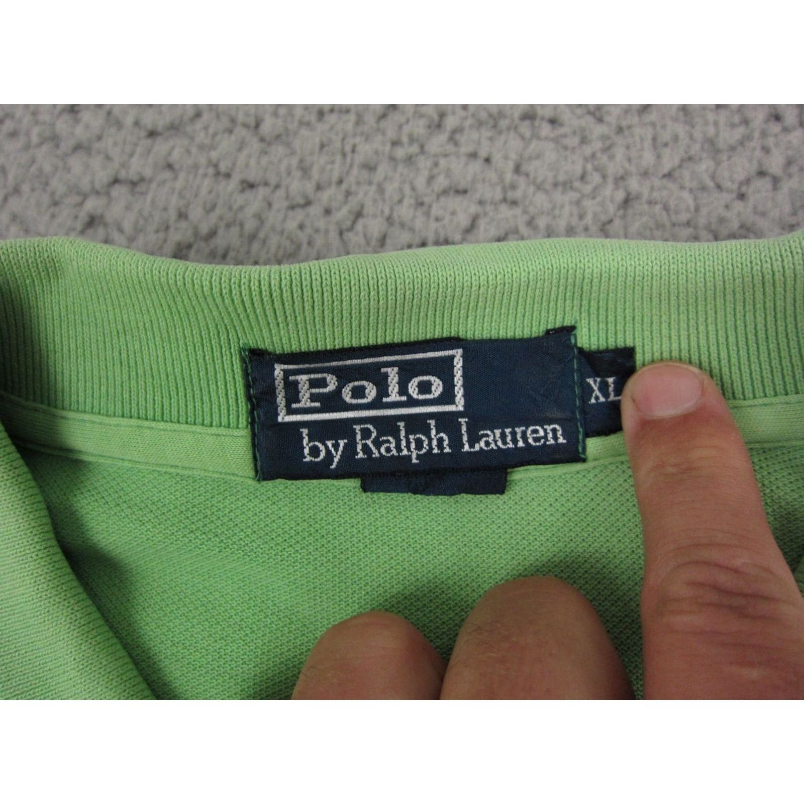 Ralph Lauren Ralph Lauren Polo Shirt Adult XL Green Purple Pony Golf Mens Size US XL / EU 56 / 4 - 4 Thumbnail