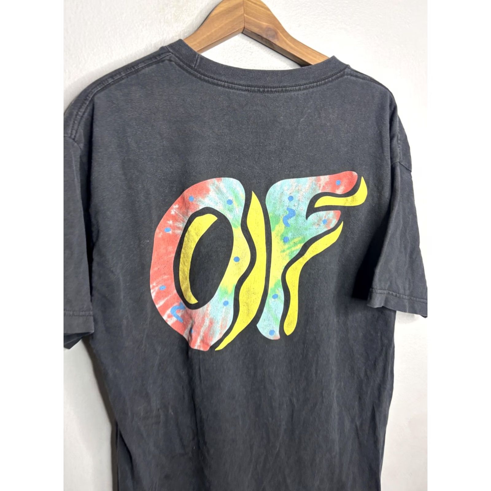 Vintage OFWGKTA Shirt Mens L Black OF Logo Graphic Tee Streetwear Tie Dye 90s Music Size US L / EU 52-54 / 3 - 2 Thumbnail
