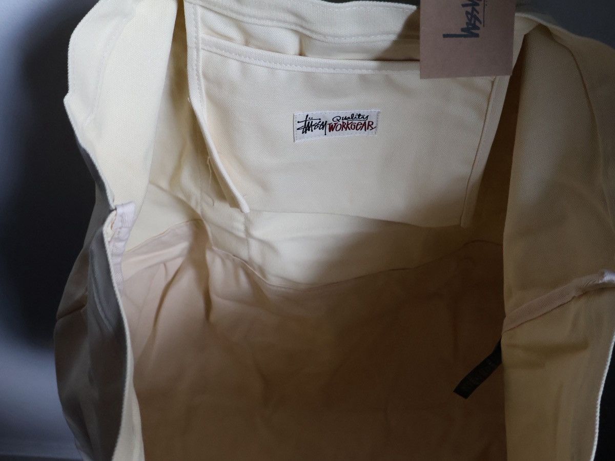 Stussy Cream Stüssy Tote Bag Size ONE SIZE - 5 Thumbnail