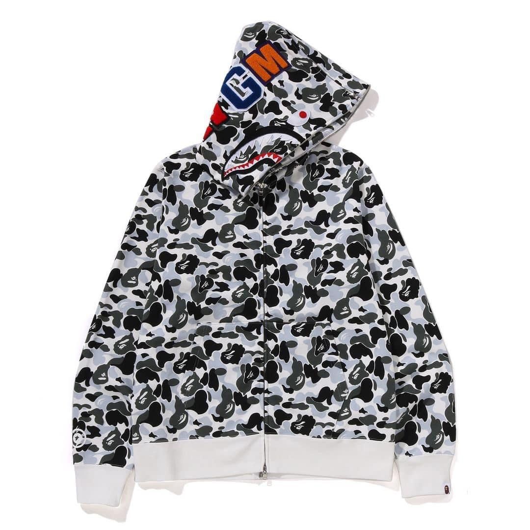 Bape BAPE KYOTO STORE EXCLUSIVE SHARK SEPARATE FULL ZIP HOODIE Size US L / EU 52-54 / 3 - 2 Thumbnail