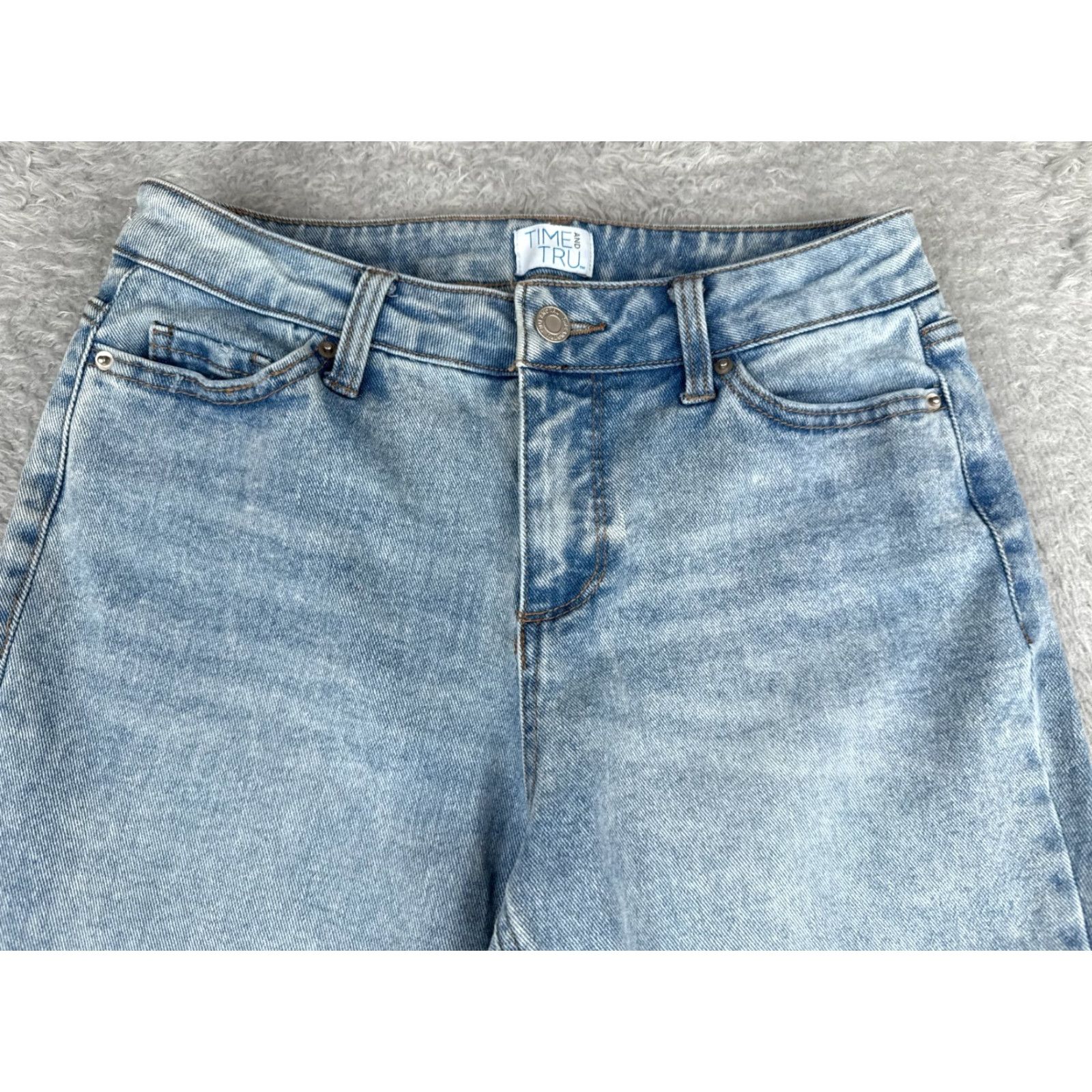 Pacsun PacSun Jeans Womens 2 Green Denim Slim Straight Mid Rise 26x26 Distressed Stretch Pockets 5-Pocket Design Vintage No Mens Womens Size 40" / US 18 - 4 Thumbnail