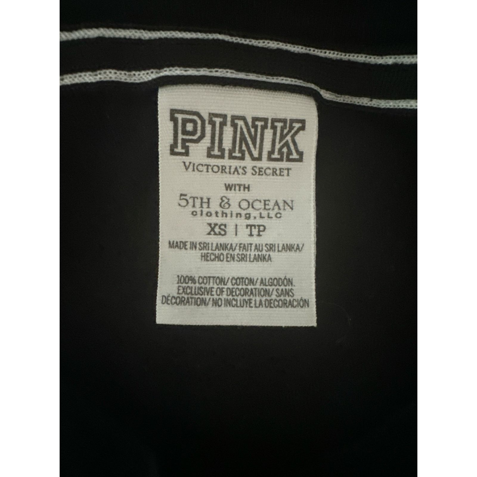Pink Pink (VS) UCF Knights Black LS Graphic Tee Women sz XS Size XS / US 0-2 / IT 36-38 - 5 Thumbnail