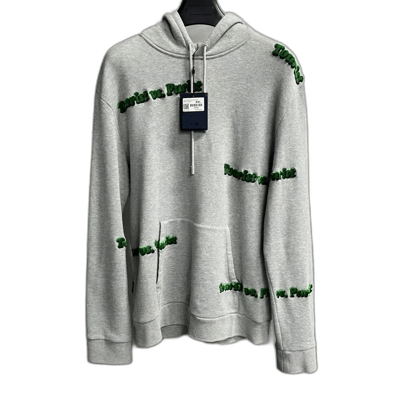 Louis Vuitton Louis Vuitton Gray Logo Print Casual Hoodie Size US XXL / EU 58 / 5 - 1 Thumbnail