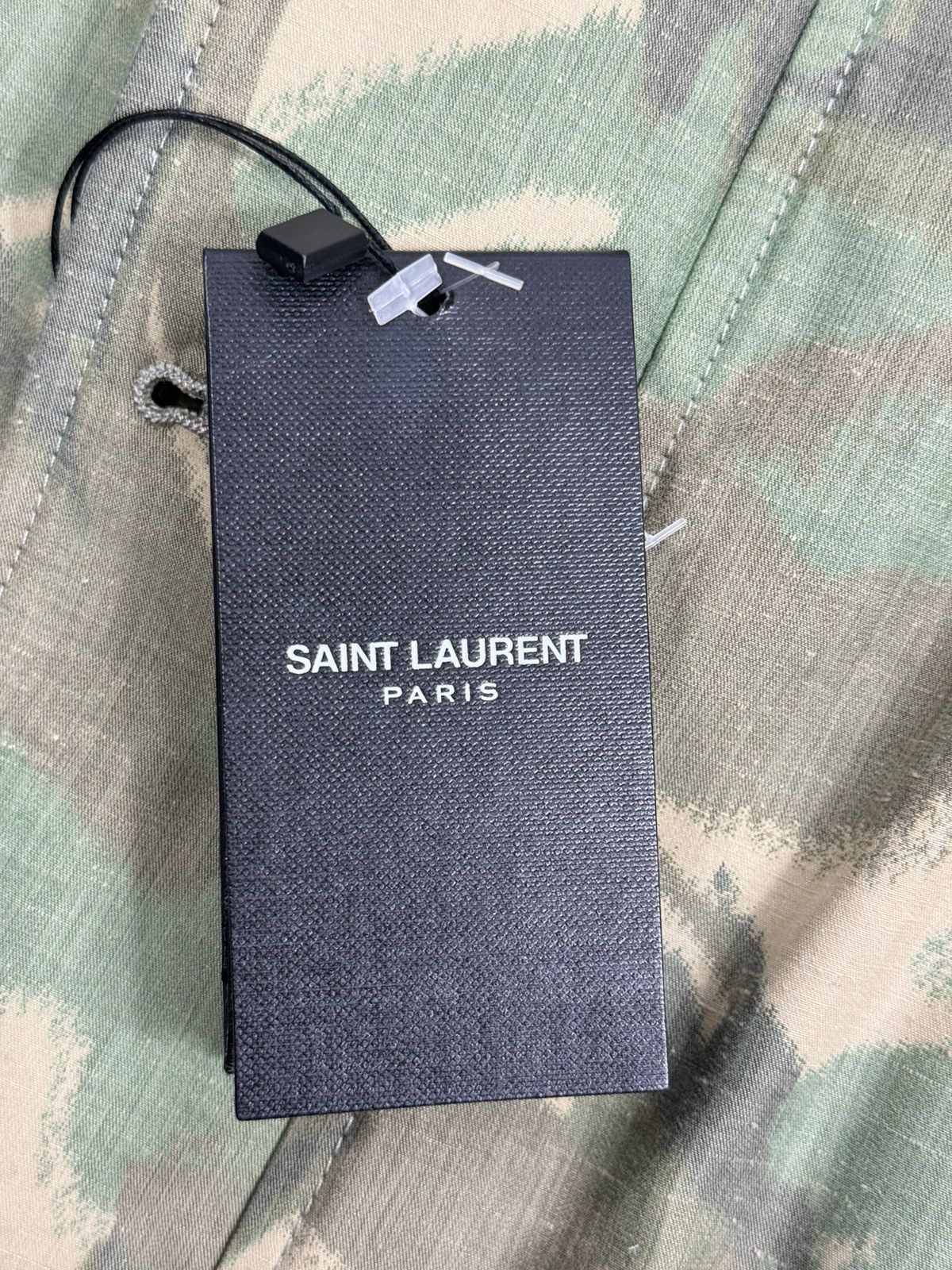 Saint Laurent Paris CAMOUFLAGE REAL SHEARLING HOOD JACKET Size US S / EU 44-46 / 1 - 12 Thumbnail