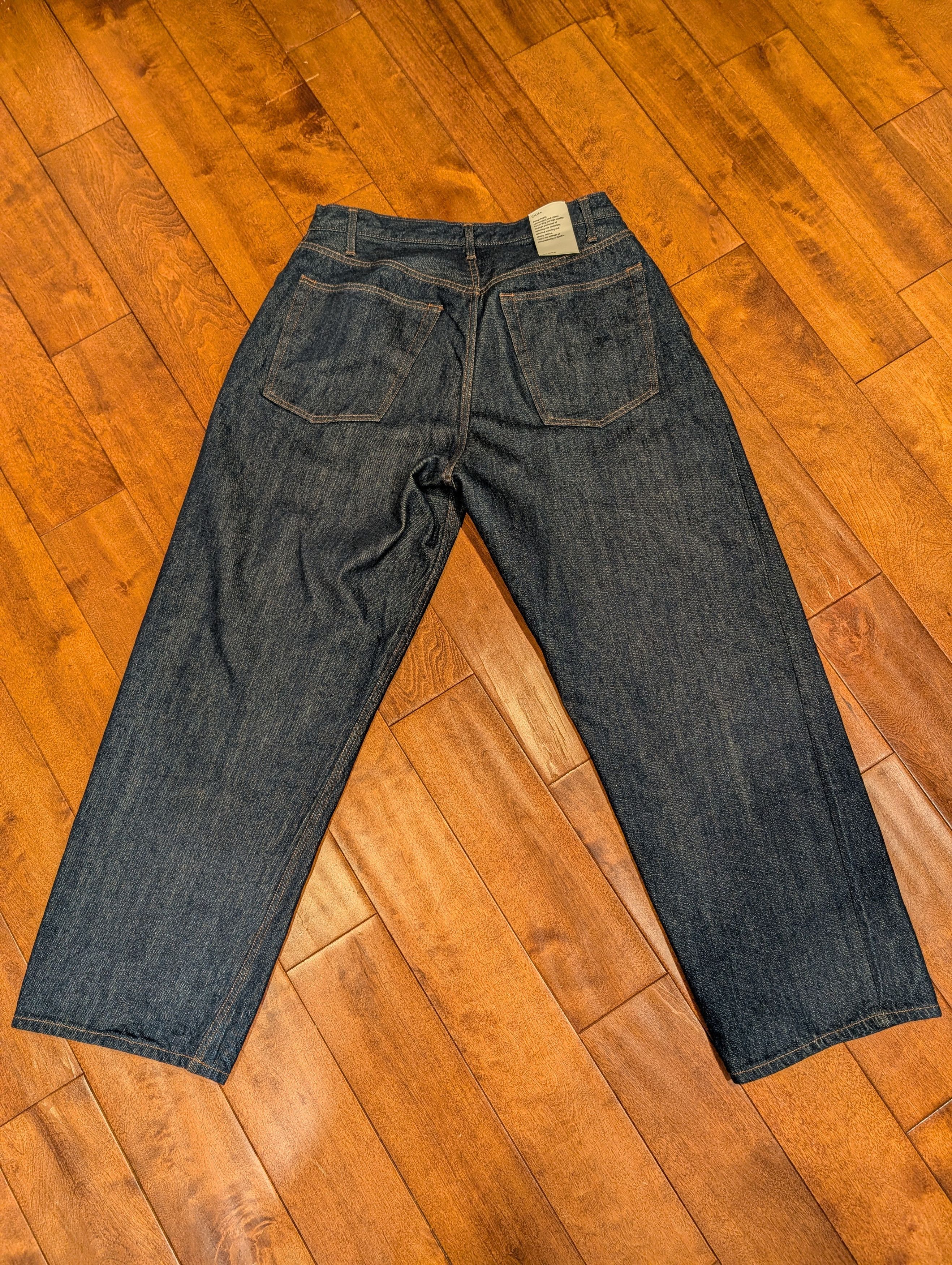 Ciota NEW CIOTA Baggy 5 Pocket Selvedge Suvin Cotton Denim Navy Size US 34 / EU 50 - 2 Thumbnail