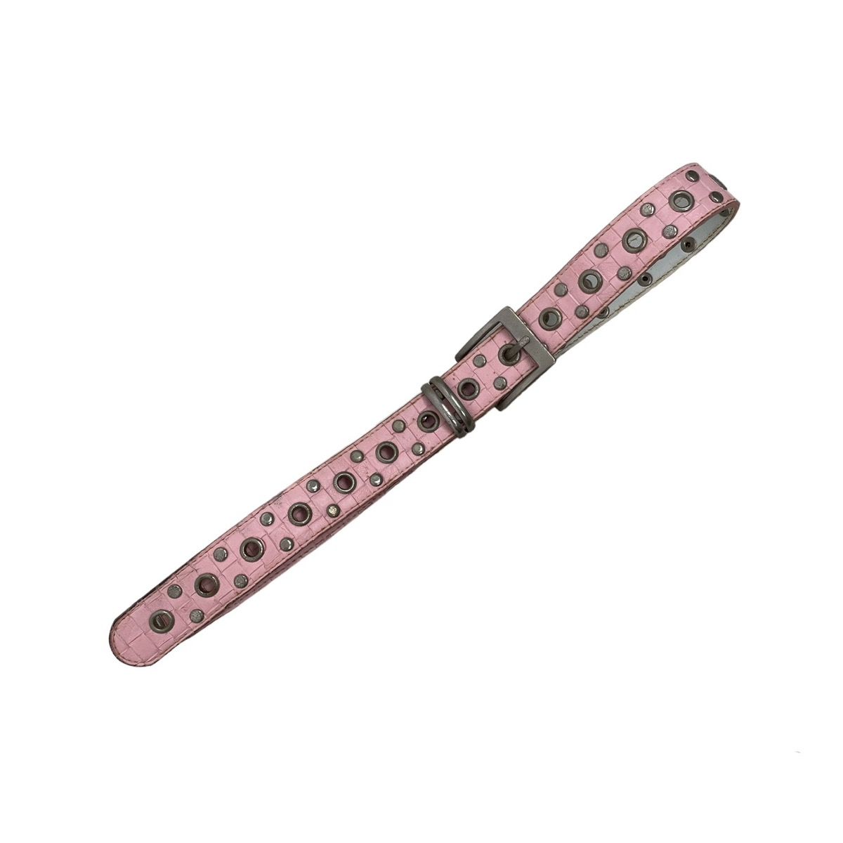 Pre-owned If Six Was Nine X Kmrii Pink With Studded Single Hooked Belt Punk Style In Soft Pink