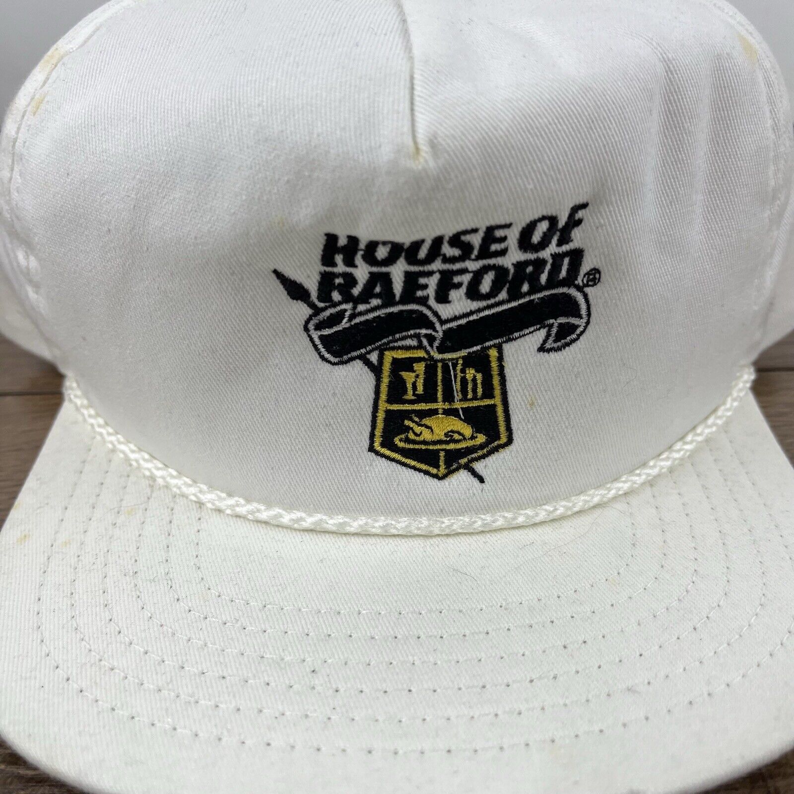 Other House of Raeford Hat Snapback Hat White Hat Adjustable White Size ONE SIZE - 7 Thumbnail