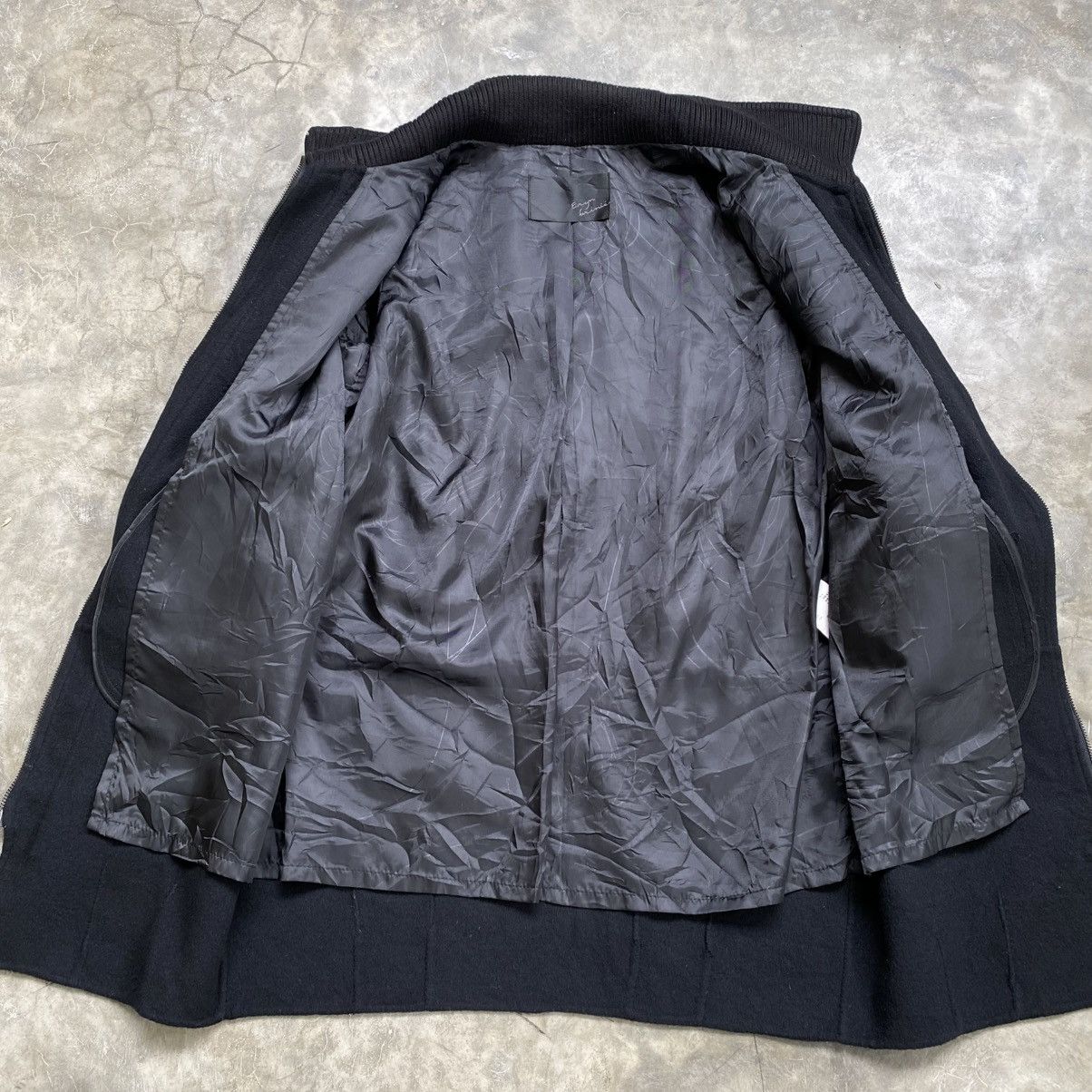 Japanese Brand 2000s Eryn Wool Coat Wide Collar Clean Silhouette Size US M / EU 48-50 / 2 - 3 Thumbnail