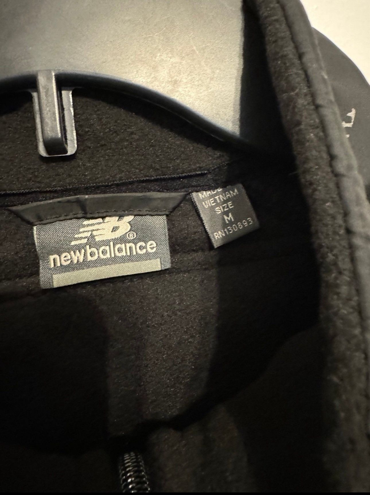 New Balance New Balance Men’s Black Sweater Fleece Mock Neck Size M Size US M / EU 48-50 / 2 - 5 Thumbnail