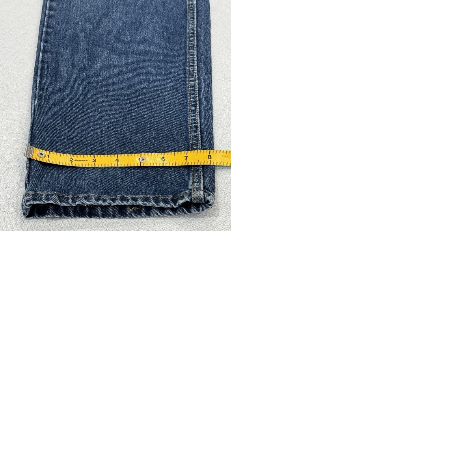 Levi's VINTAGE Levi’s 556 Jeans 14 Med Guys Fit Straight Leg 90s Blue Denim USA Women’s Regular Size 34x31 Girls/Mens? Size 36" / US 14 / IT 50 - 9 Thumbnail