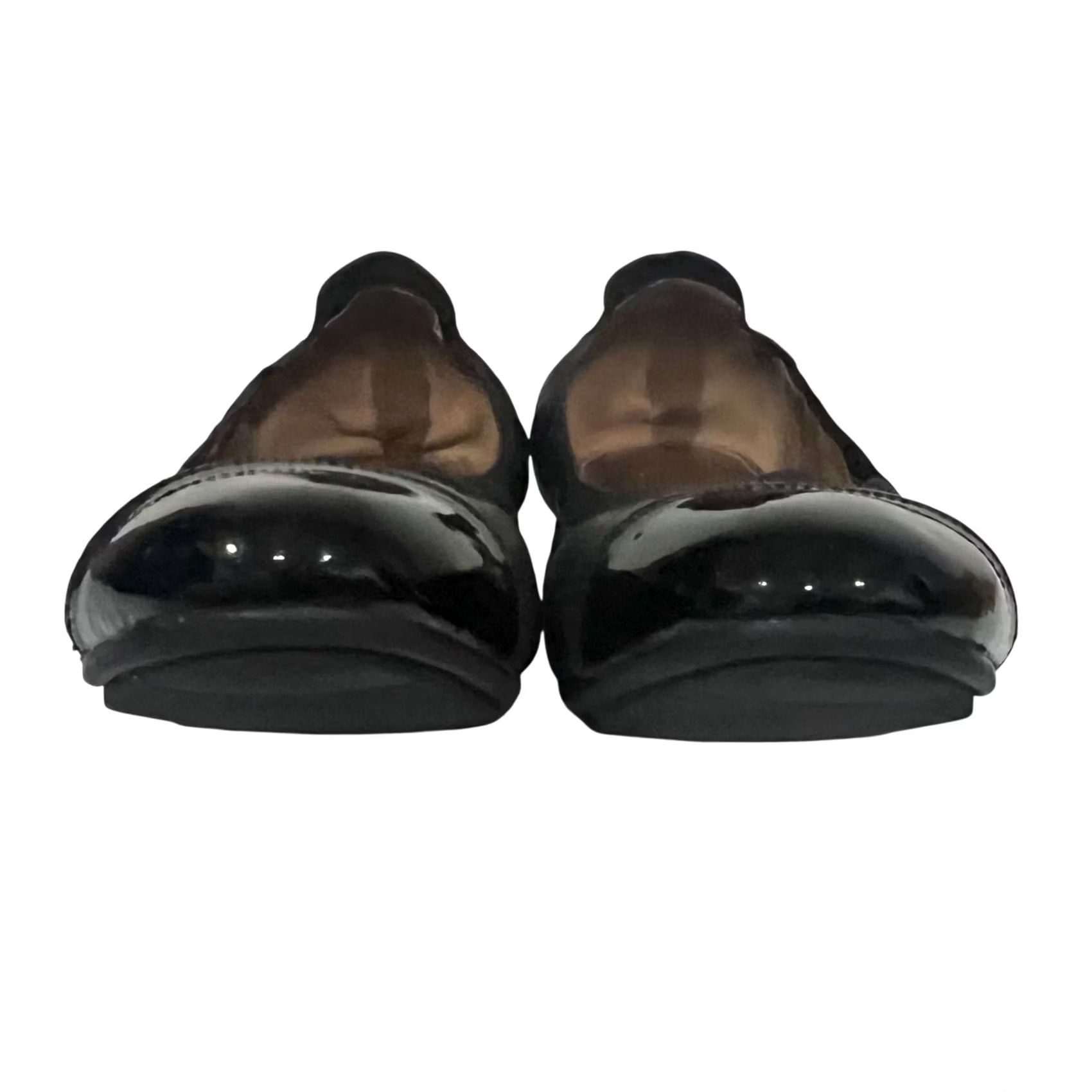 Vintage Josef Seibel Ballet Womens Black Pippa Silpper Flats Patent Leather Women Size Size US 9 / IT 39 - 6 Thumbnail
