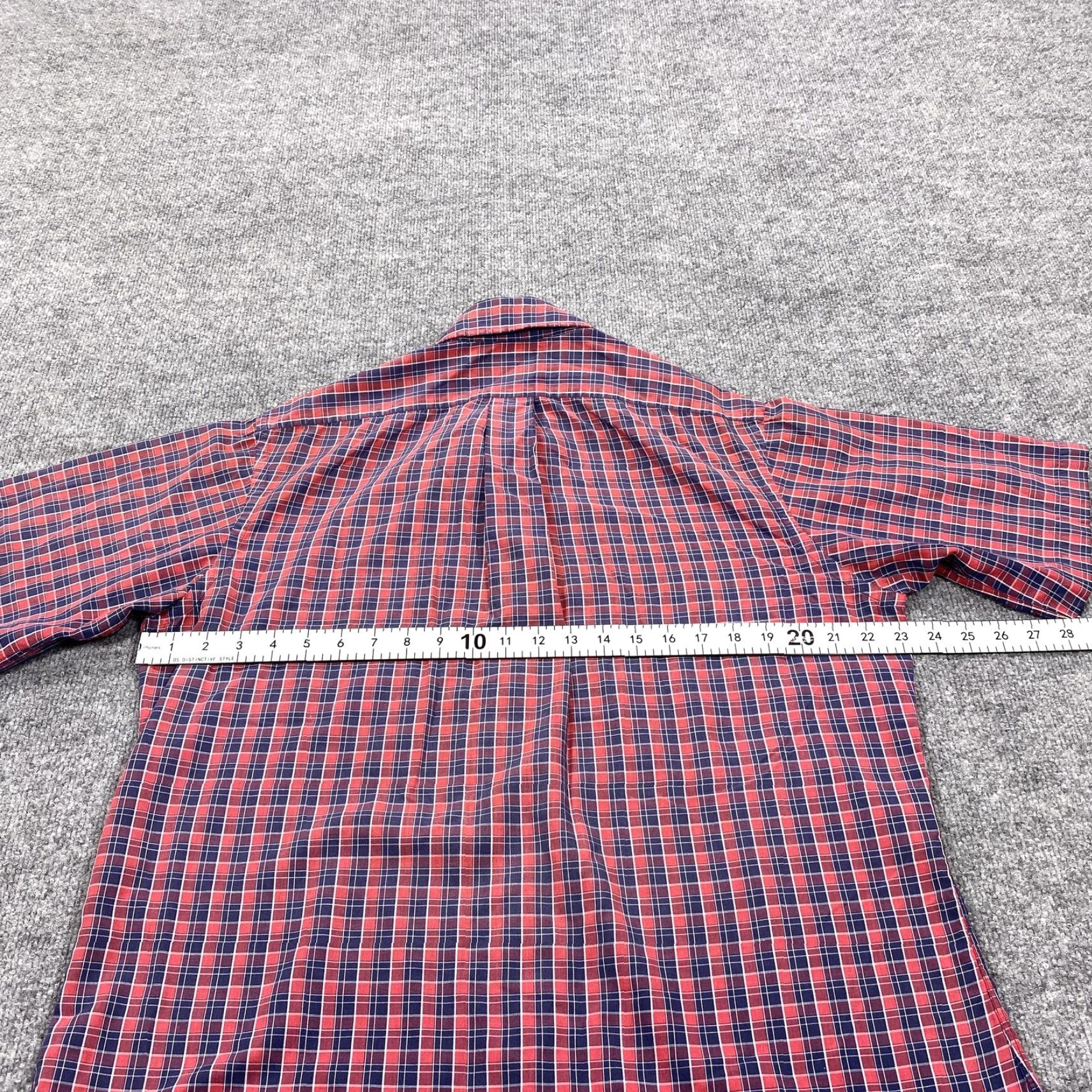 Vintage VINTAGE Gitman Bros. Shirt Mens L Red Plaid Short Sleeve Button-Up Shirt Size US L / EU 52-54 / 3 - 6 Thumbnail