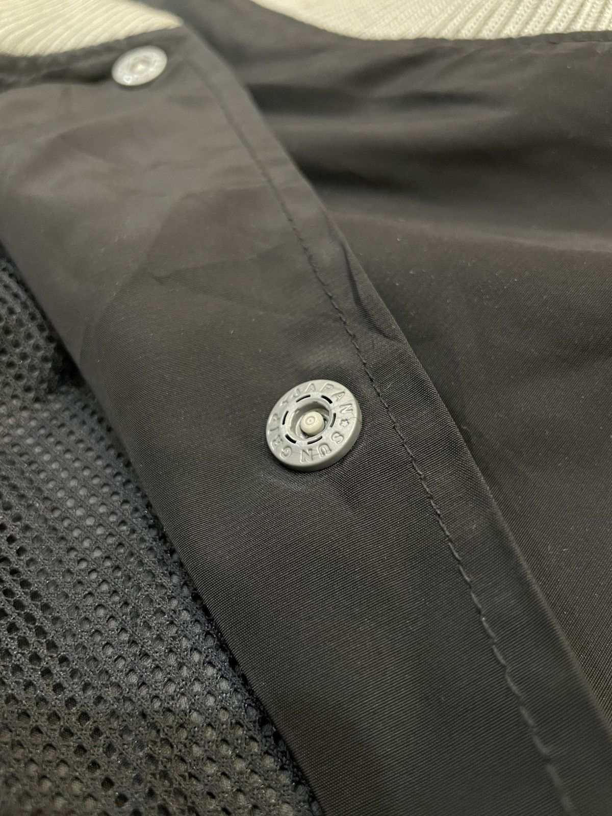 Yohji Yamamoto INED HOMME Nylon Varsity Jacket Mesh Lining Snap Button Size US M / EU 48-50 / 2 - 5 Thumbnail