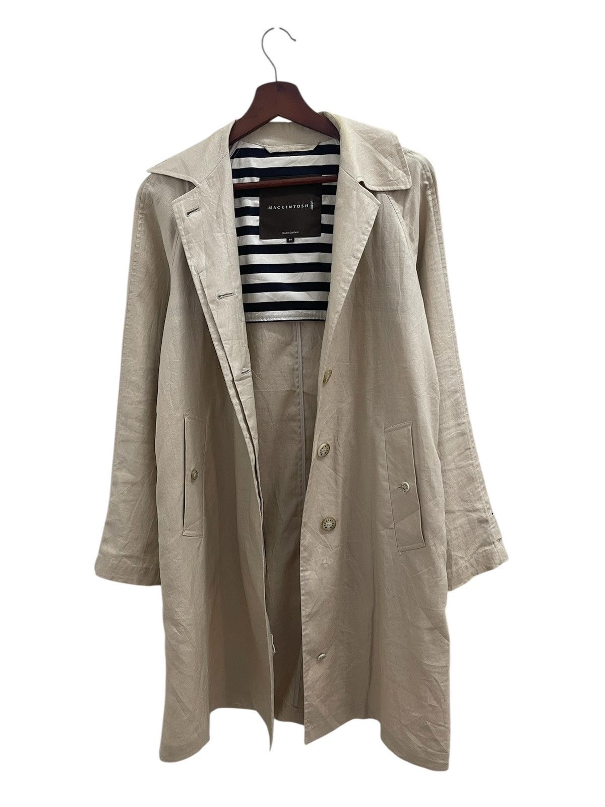 Mackintosh Mackintosh Baggy Linen Coat Jacket Size US S / EU 44-46 / 1 - 1 Thumbnail