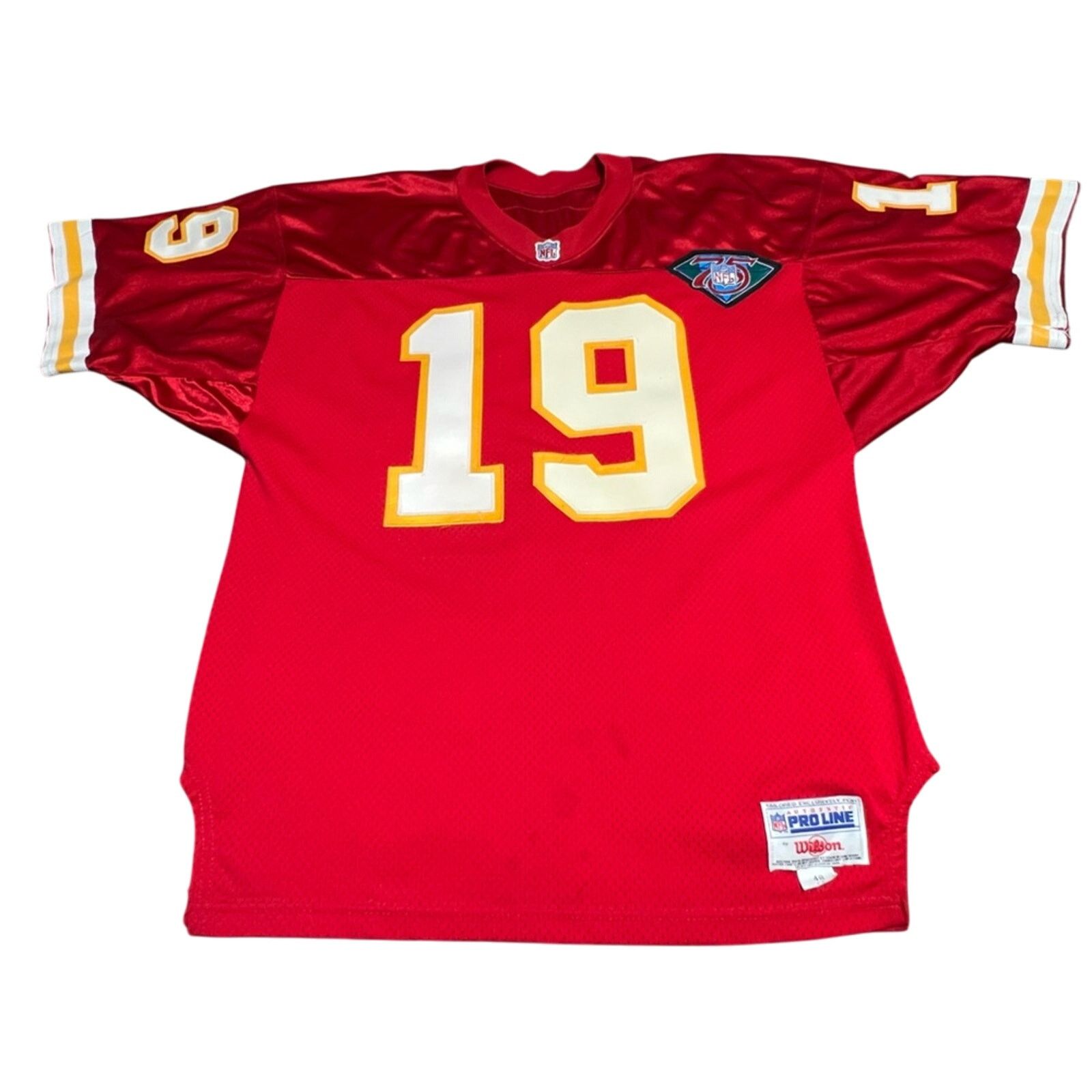 Wilson Wilson Pro Line Authentic #19 MONTANA Chiefs Jersey RARE Size US XL / EU 56 / 4 - 1 Thumbnail