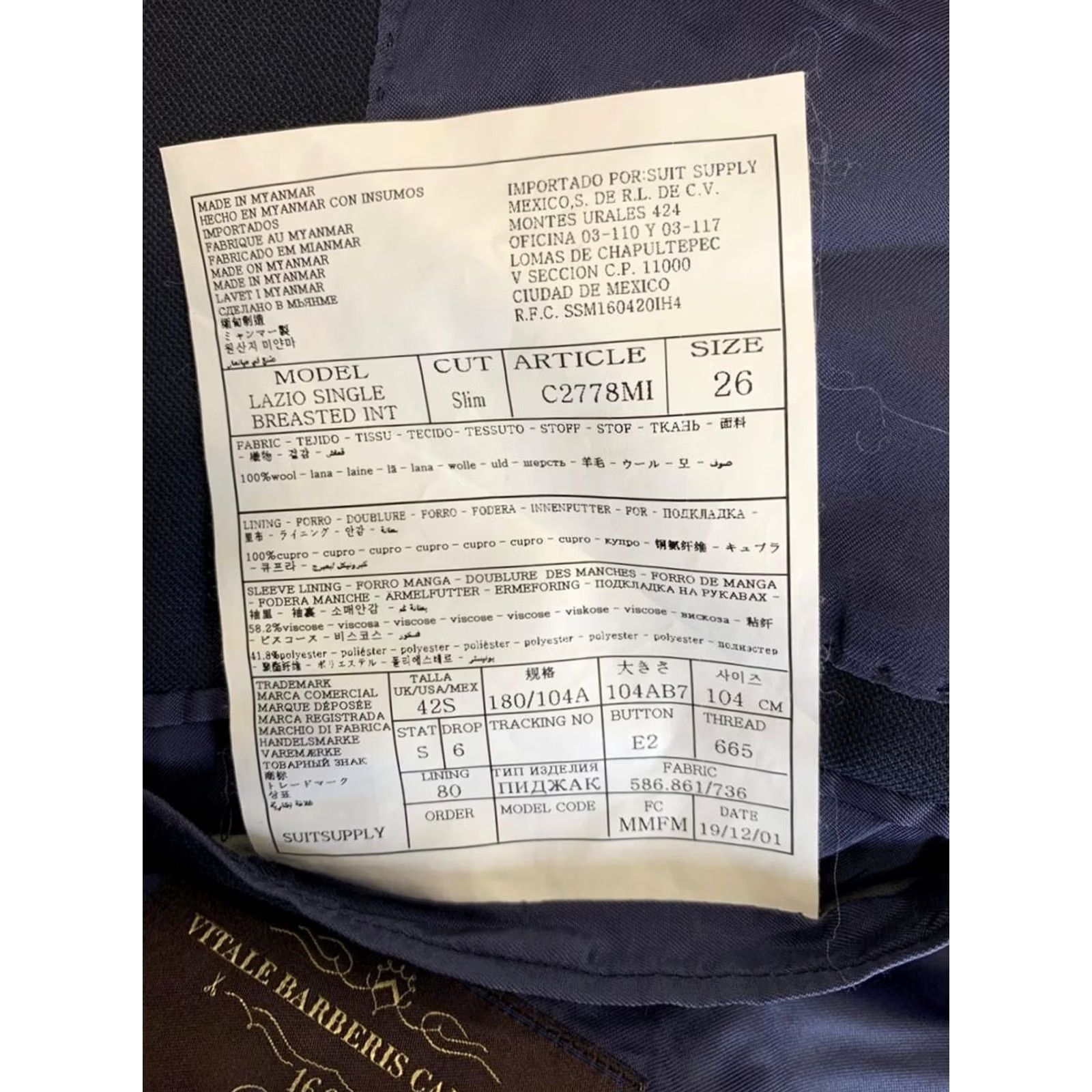Suitsupply SuitSupply Lazio Blazer Navy Wool 38S Short Men’s Blazer Jacket United States 38S Navy Wool Lazio 2 Piece Vintage? Size US 38 / EU 54 - 7 Thumbnail