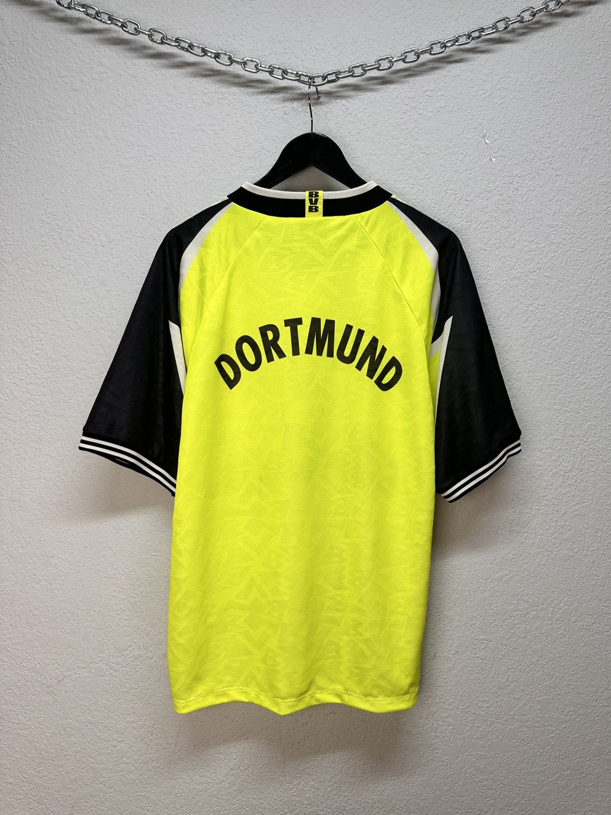 Nike Vintage Nike Borussia Dortmund BVB 1995-96 Home Jersey Size US XL / EU 56 / 4 - 9 Thumbnail