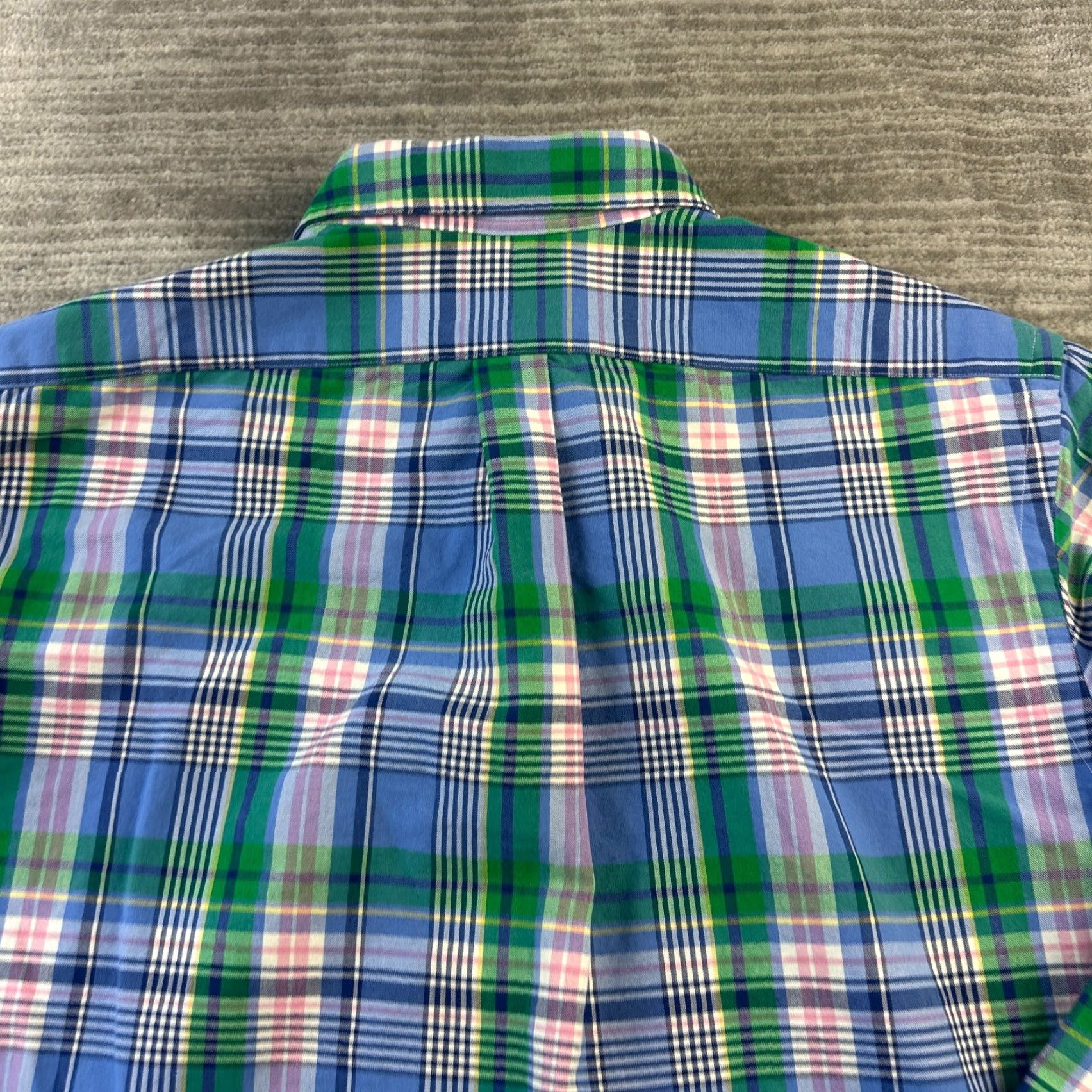 Ralph Lauren Ralph Lauren Shirt XL Blue Button-Up Collared Classic Mens Long Sleeve Cotton Vintage No Size US XL / EU 56 / 4 - 7 Thumbnail