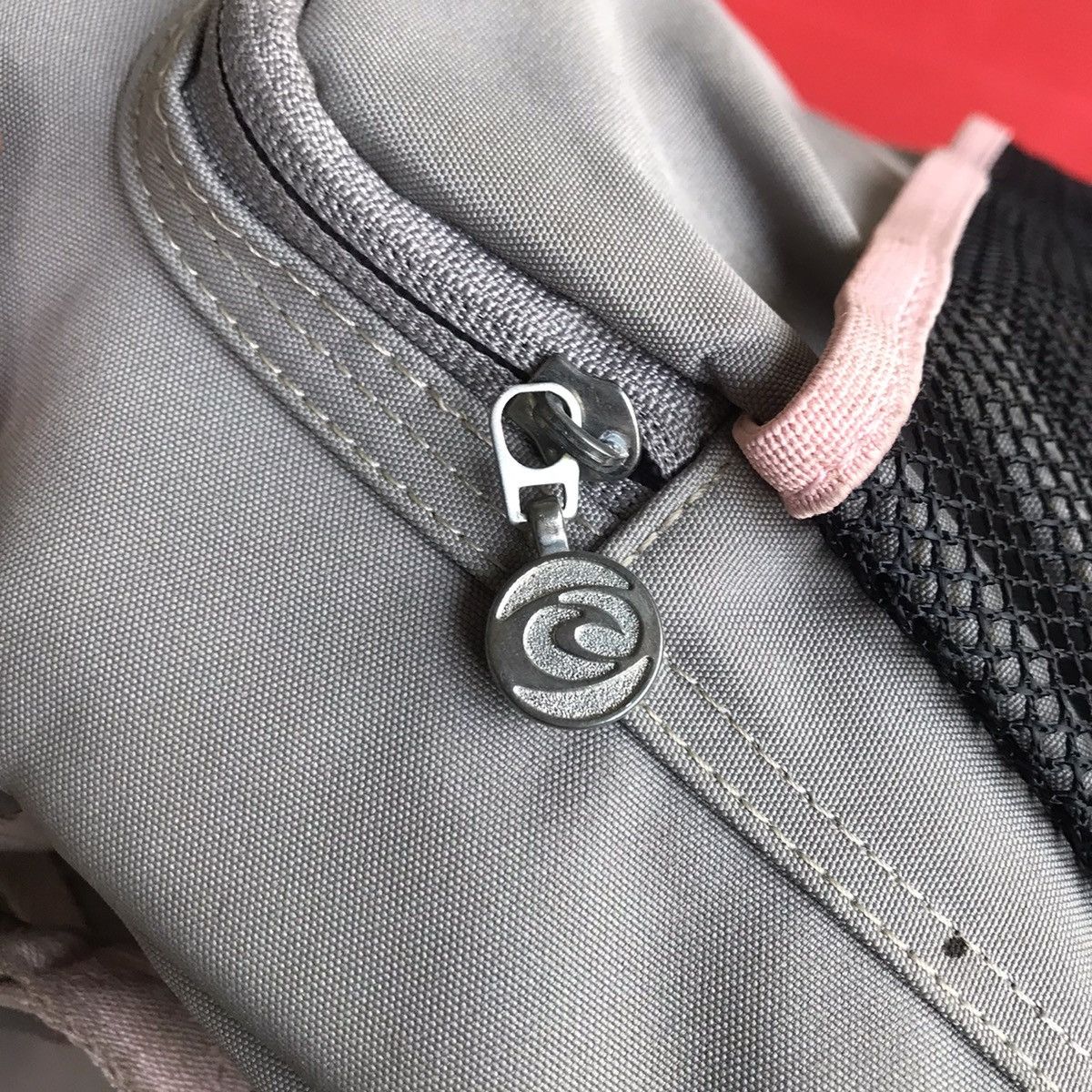Hysteric Glamour × Rip Curl Rip Curl Shoulder Big messenger Bag Grey and pink chloe sev Size ONE SIZE - 17 Thumbnail
