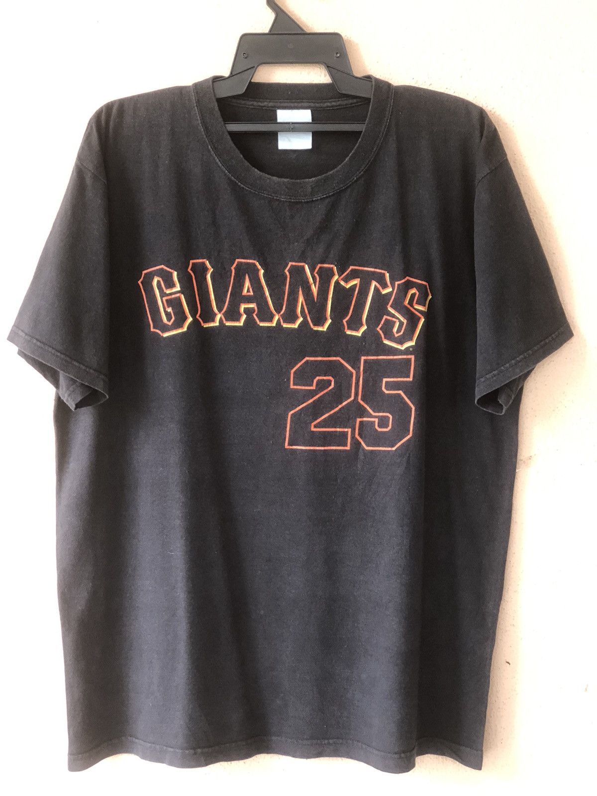 MLB Vintage GIANTS Barry Bonds 25 MLB souvenir Tee Size US XL / EU 56 / 4 - 2 Thumbnail