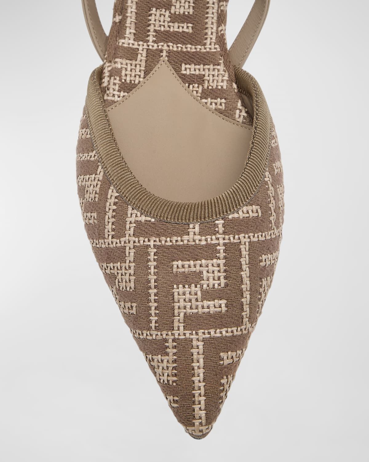 Fendi o1s1wg110925 Colibrì Lite Flats in Light Brown Size US 7 / IT 37 - 6 Thumbnail