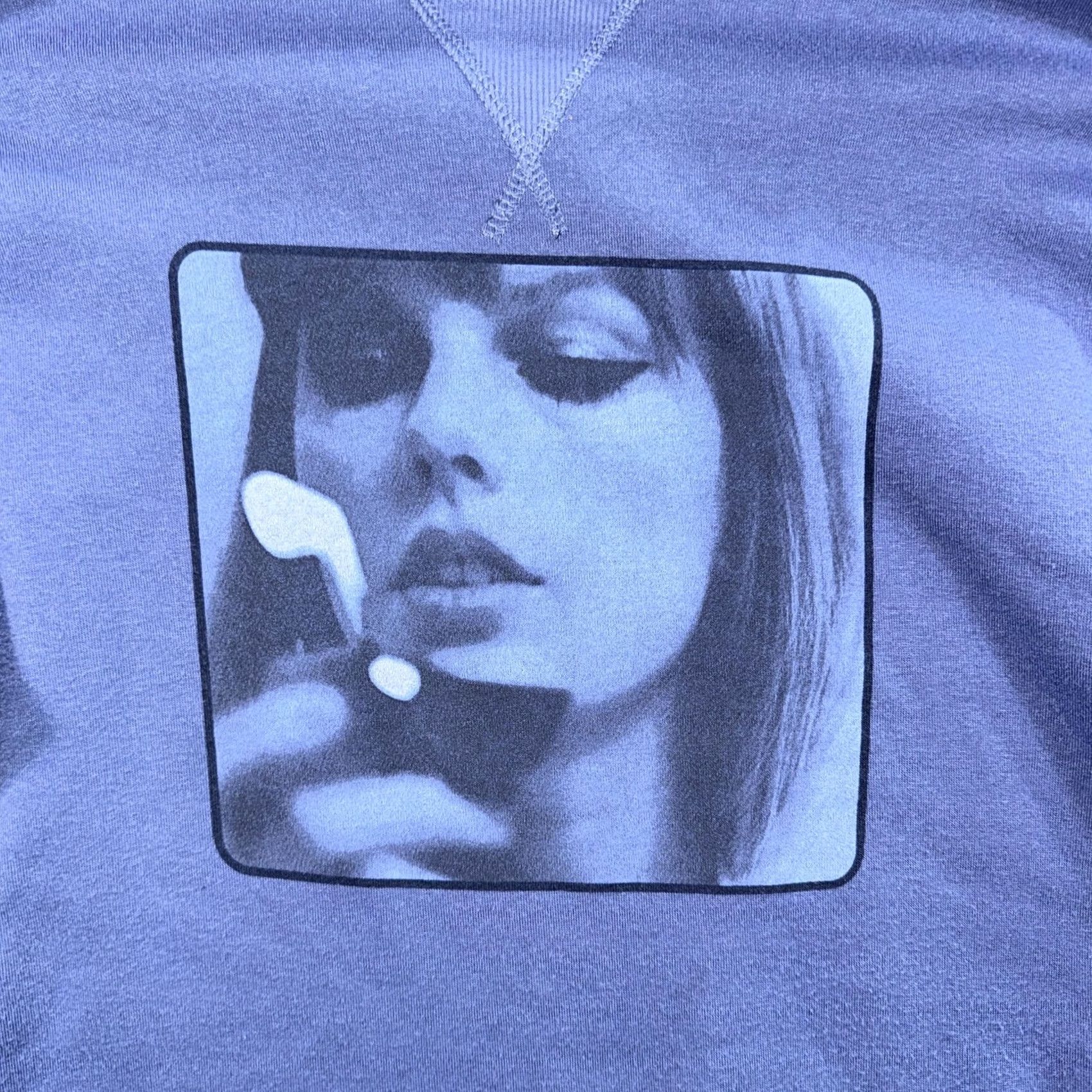 Vintage Taylor Swift Midnights Hoodie Women’s Small Blue Pullover Fleece Graphic Album Size S / US 4 / IT 40 - 4 Thumbnail