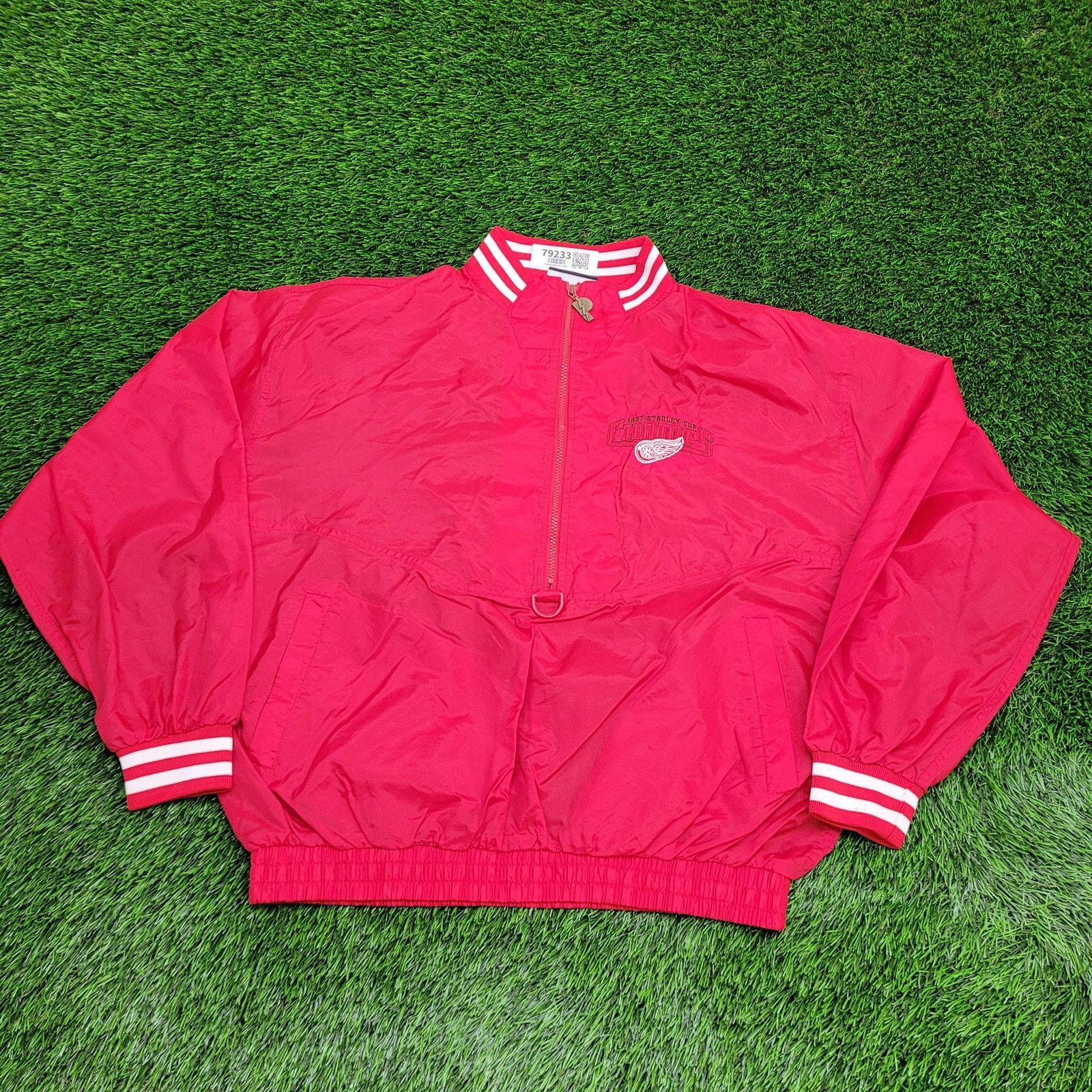 Pro Player Vintage 90s Detroit Red-Wings Jacket Medium 27x27 Baggy Red Size US M / EU 48-50 / 2 - 15 Thumbnail