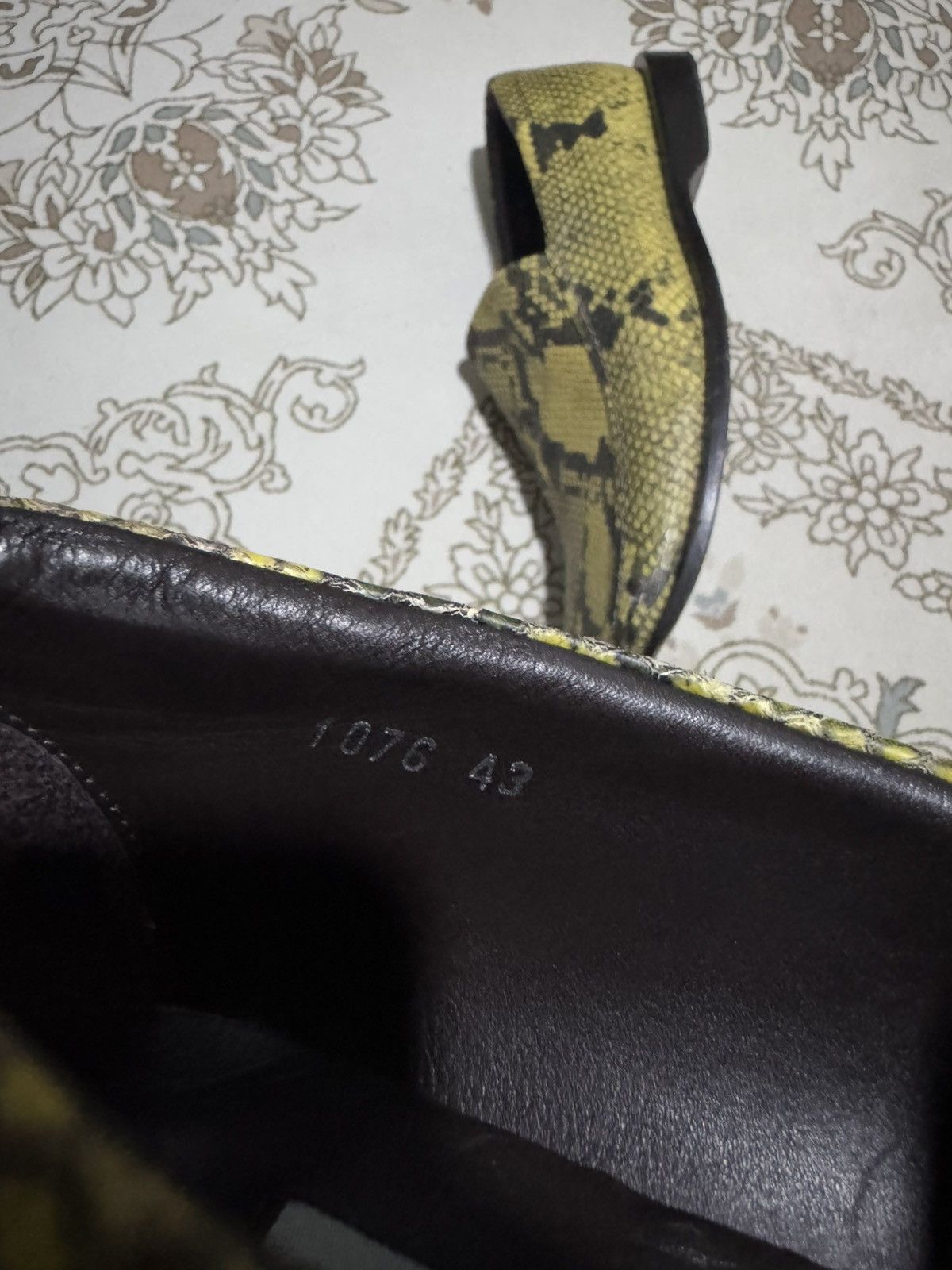 Kenzo GRAILED‼️ KenzoHomme Collection Snake Skin Square Toe Loafer Size US 10 / EU 43 - 7 Thumbnail