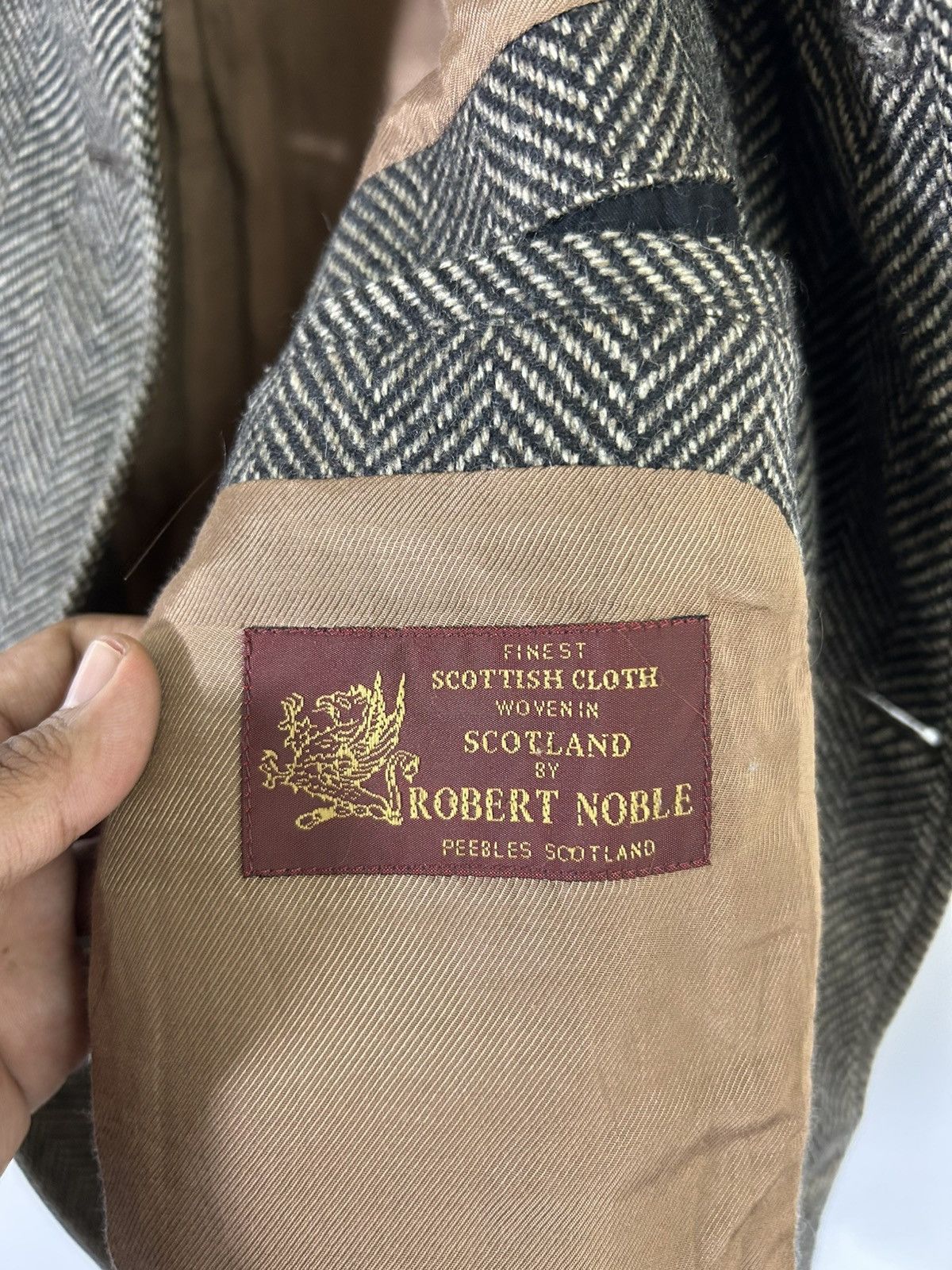 A.P.C. A.P.C. x Robert Noble Wool Herringbone Vintage Tweed Jacket Size US M / EU 48-50 / 2 - 12 Thumbnail