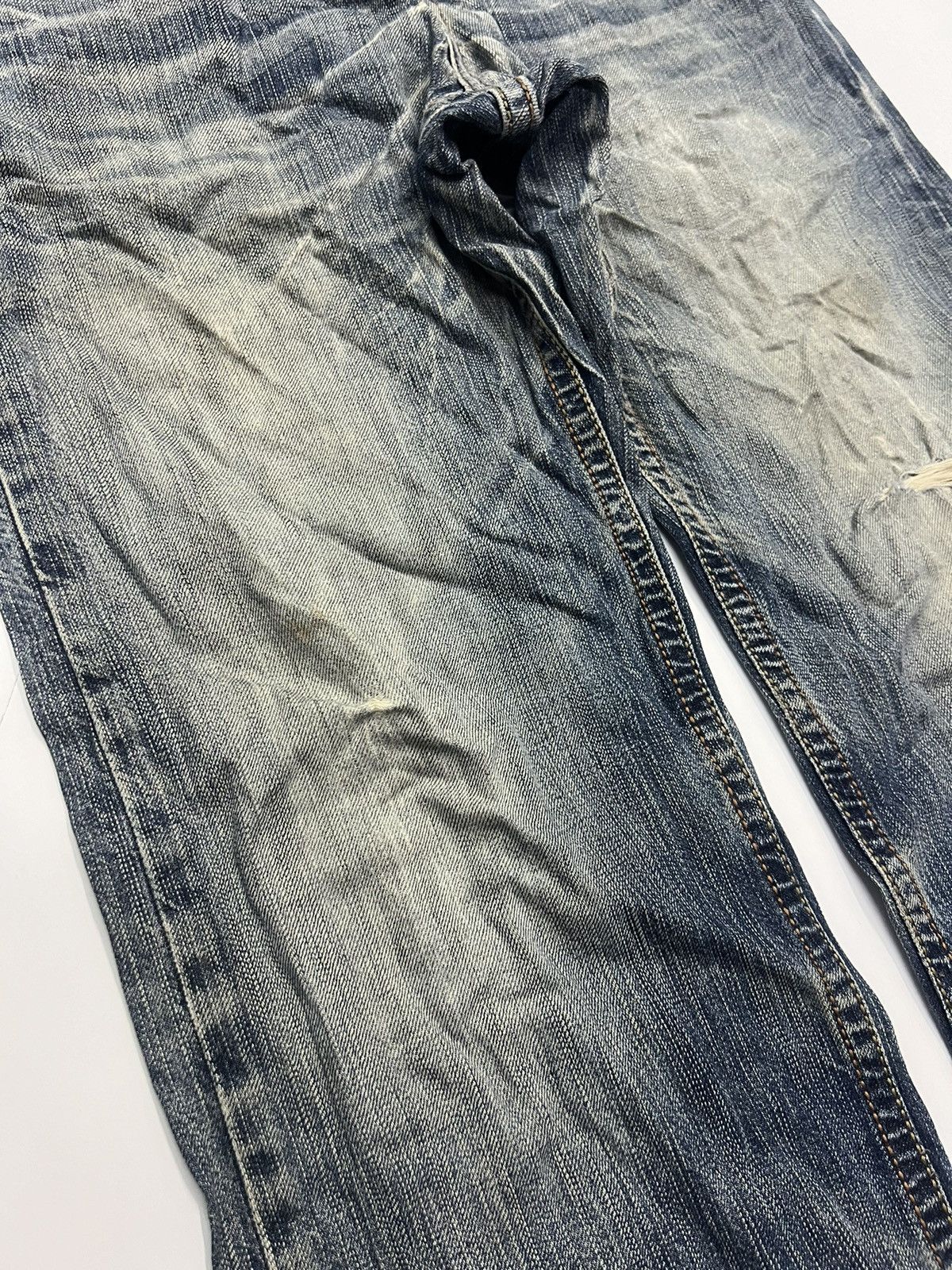 Edwin Vintage Edwin Distress Denim Jeans Size 31 Size US 31 - 6 Thumbnail