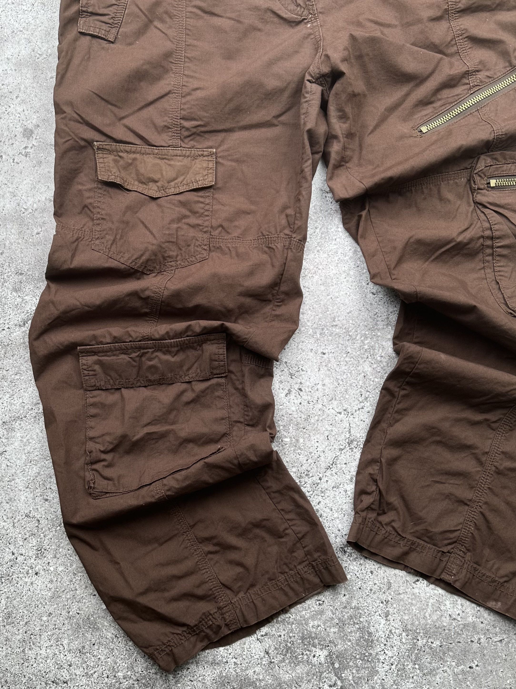 Japanese Brand Vintage Cargo Zipped Pants C421(V469)(E8) Size US 38 / EU 54 - 3 Thumbnail