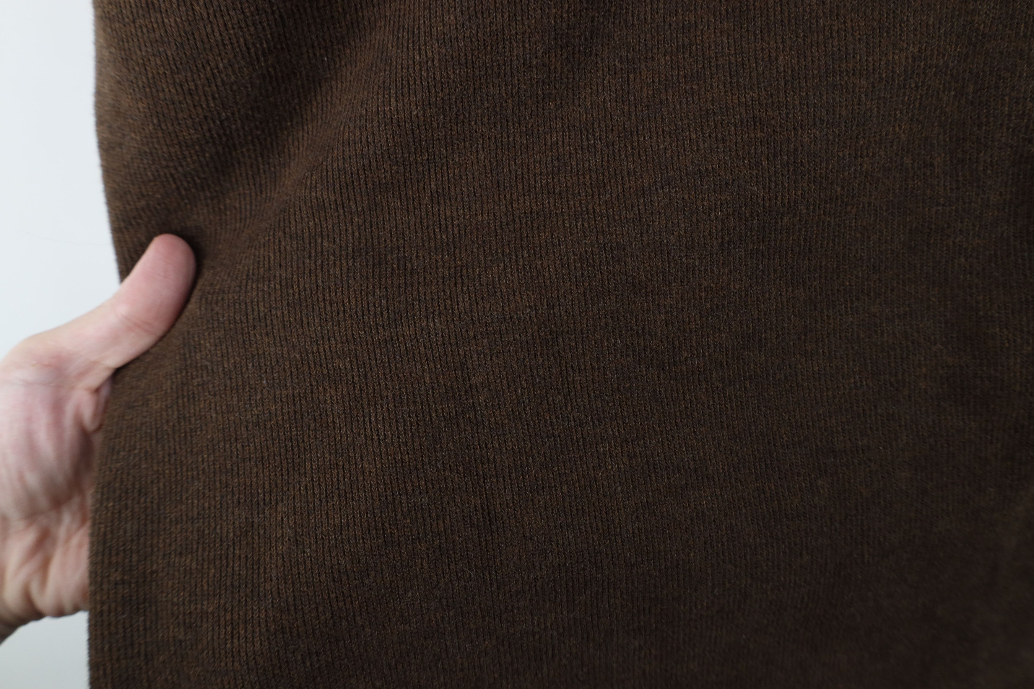 Ralph Lauren Vintage 90s Ralph Lauren Ribbed Knit Half Zip Sweater Brown Size US XXL / EU 58 / 5 - 7 Thumbnail