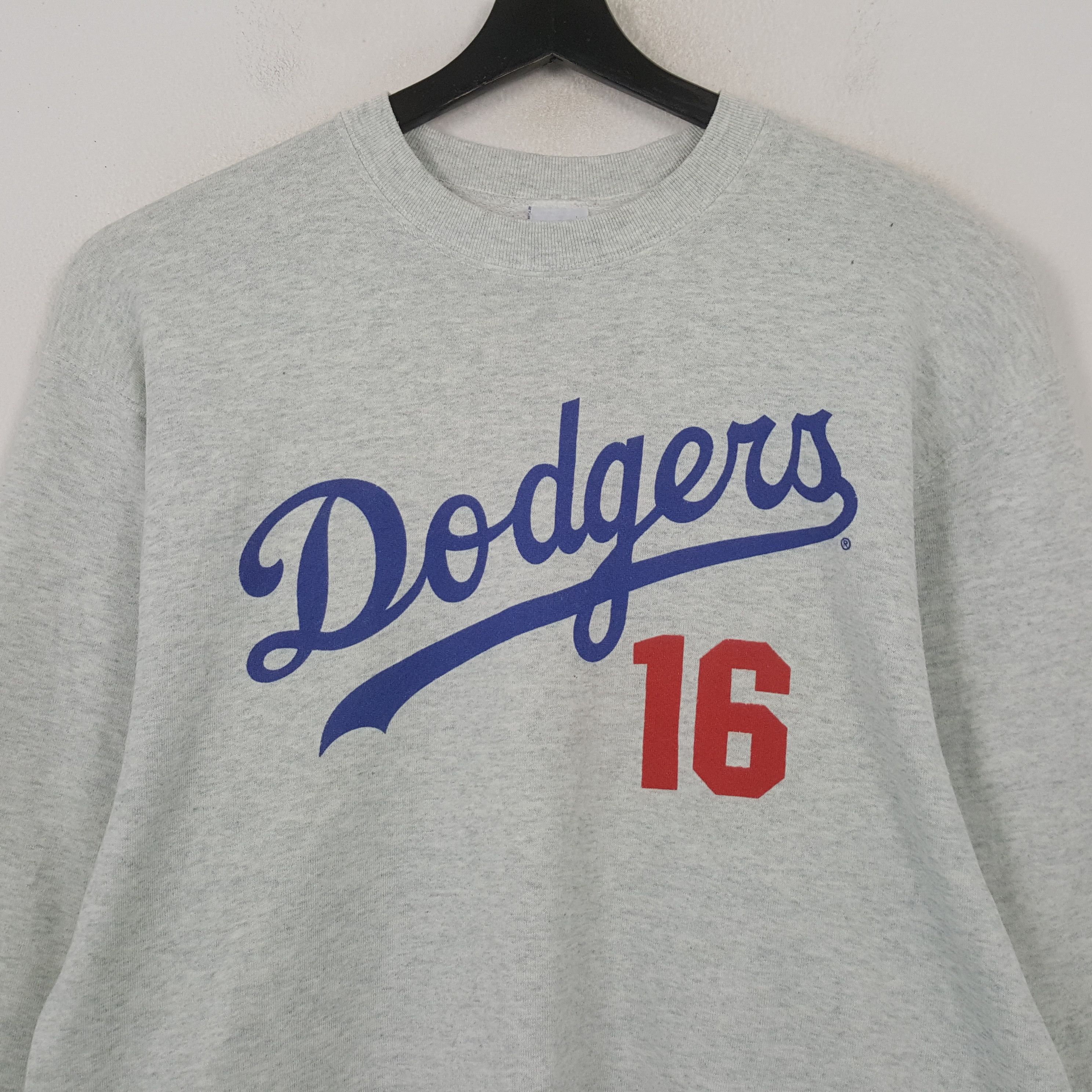 MLB MLB Dodgers Baseball Team Vintage Sweatshirt RR22 Size US L / EU 52-54 / 3 - 2 Thumbnail