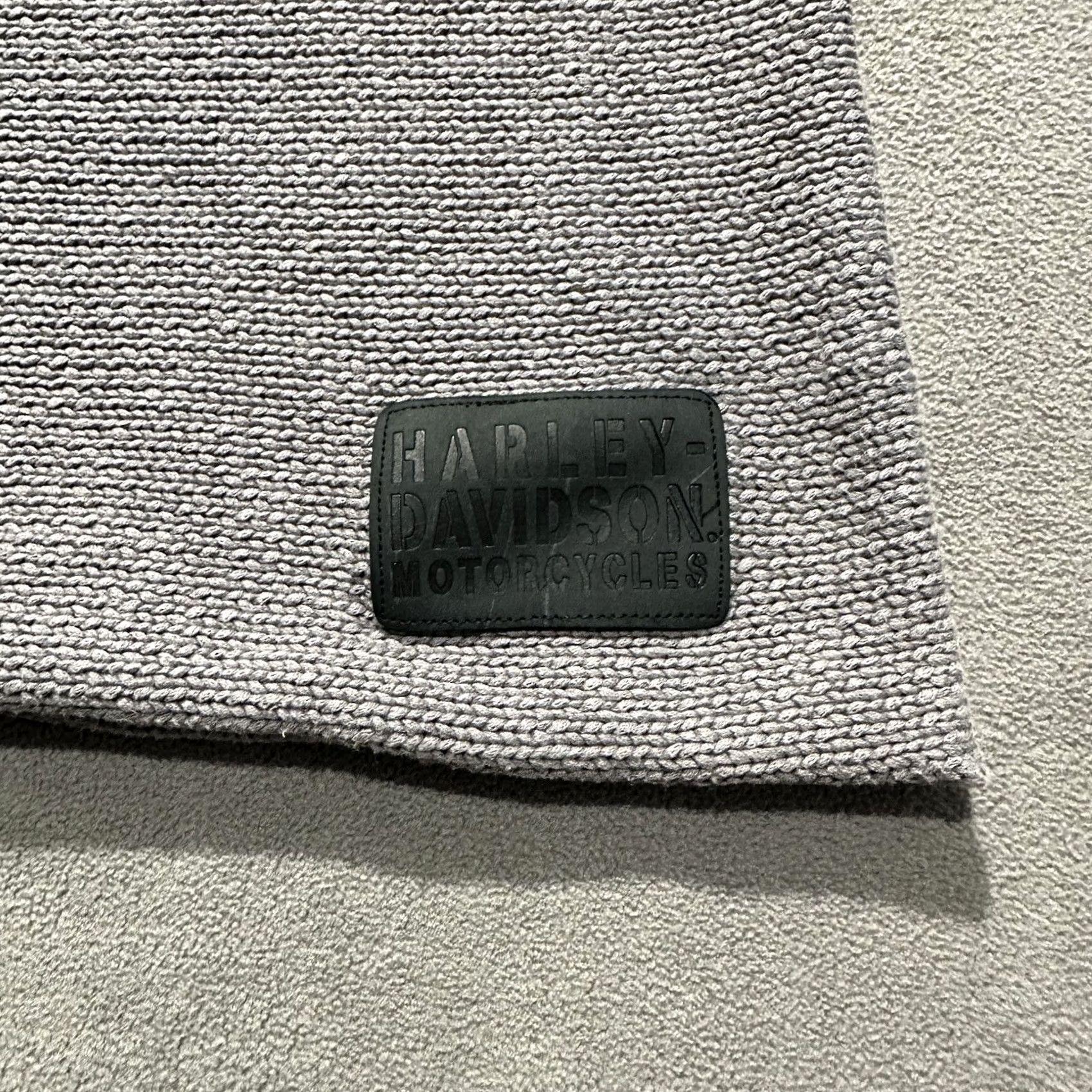 Harley Davidson Vintage Harley Davidson Sweater Womens Medium Gray Knit Heavyweight Logo EUC Size M / US 6-8 / IT 42-44 - 3 Thumbnail