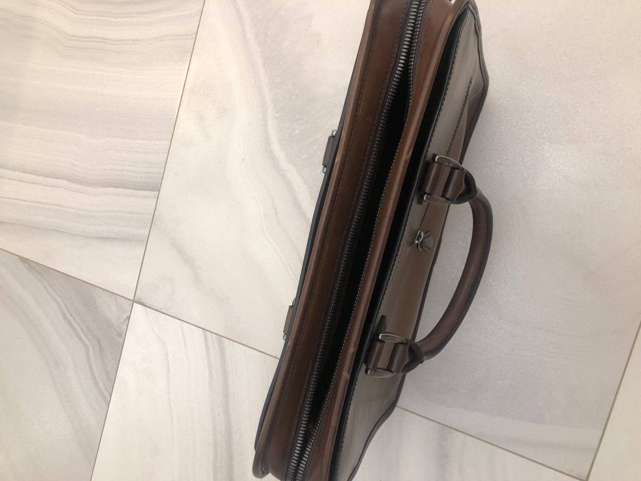 Berluti Berlui Berluti Brown Venezia Leather Deux Jours Briefcase Size ONE SIZE - 8 Thumbnail