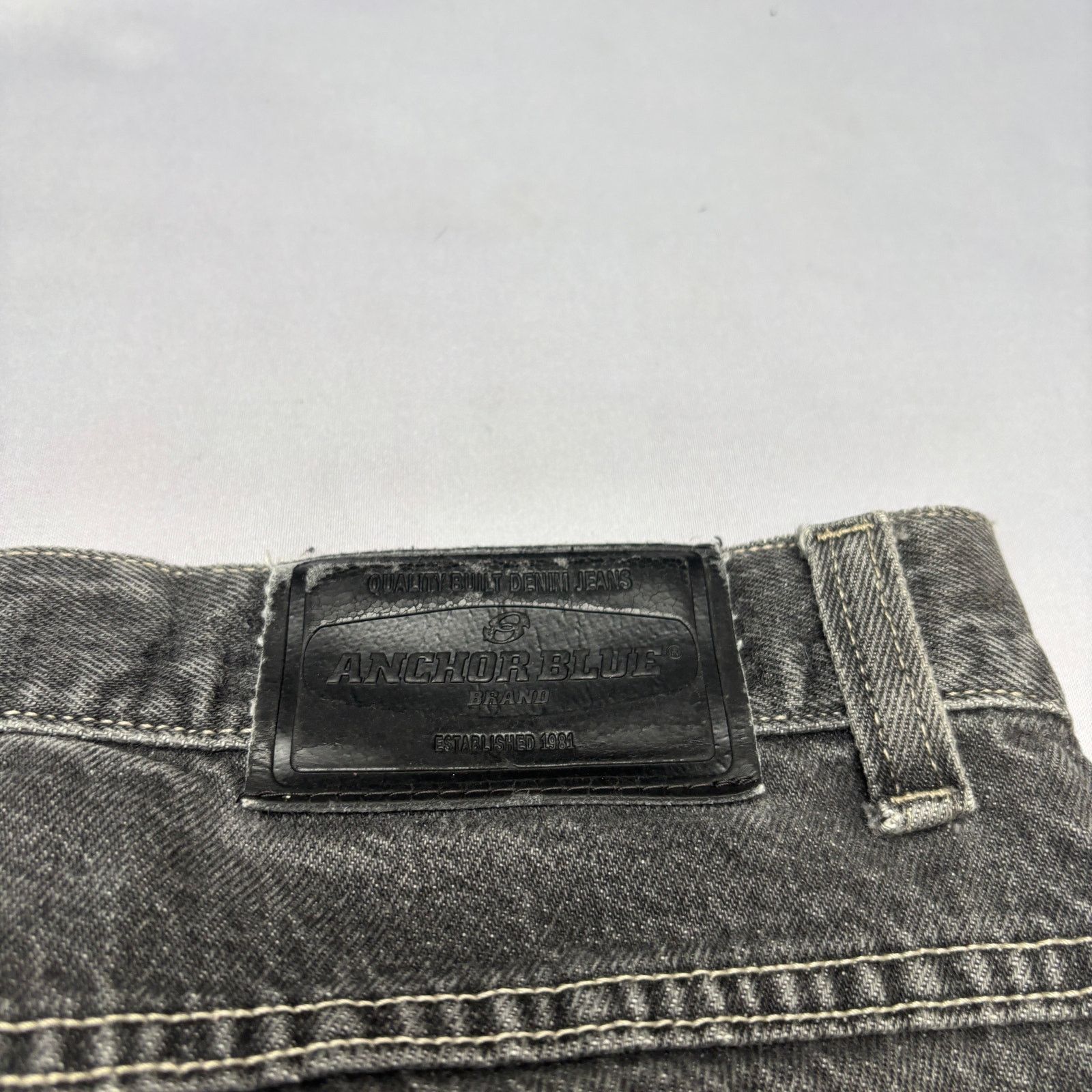 Anchor Blue × Vintage Vintage Y2K Anchor Blue Big Baggy Jeans Men's 34x30 Skater Size US 34 / EU 50 - 4 Thumbnail