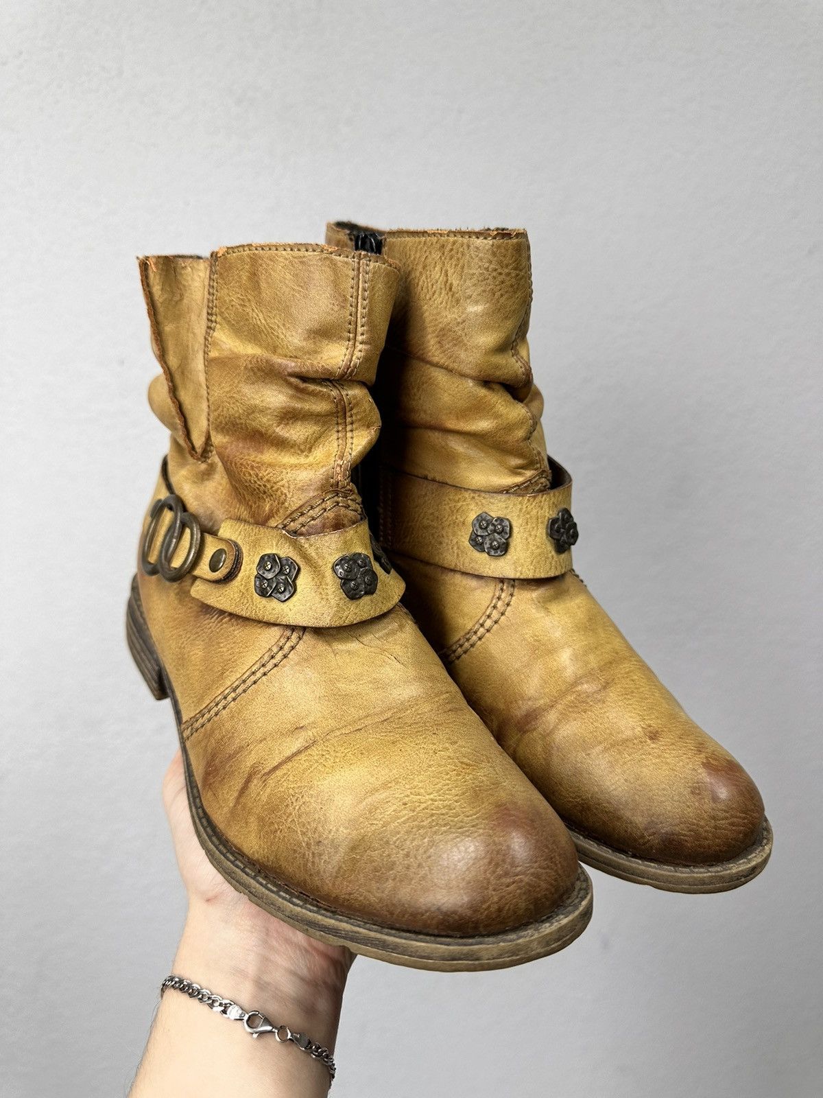A.S.98 Vintage Leather Boots AS 98 Style Kapital Vibe Rick Owens Size US 8 / IT 38 - 7 Thumbnail
