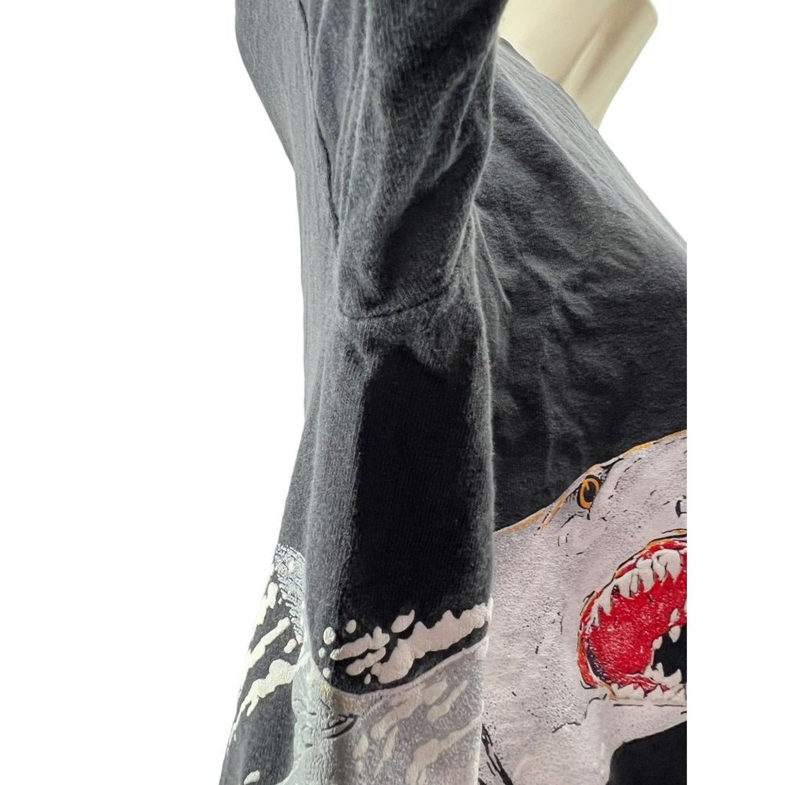 Vintage Vintage MSP Gold Leaping Great White Shark Shirt Florida L Size US L / EU 52-54 / 3 - 4 Thumbnail