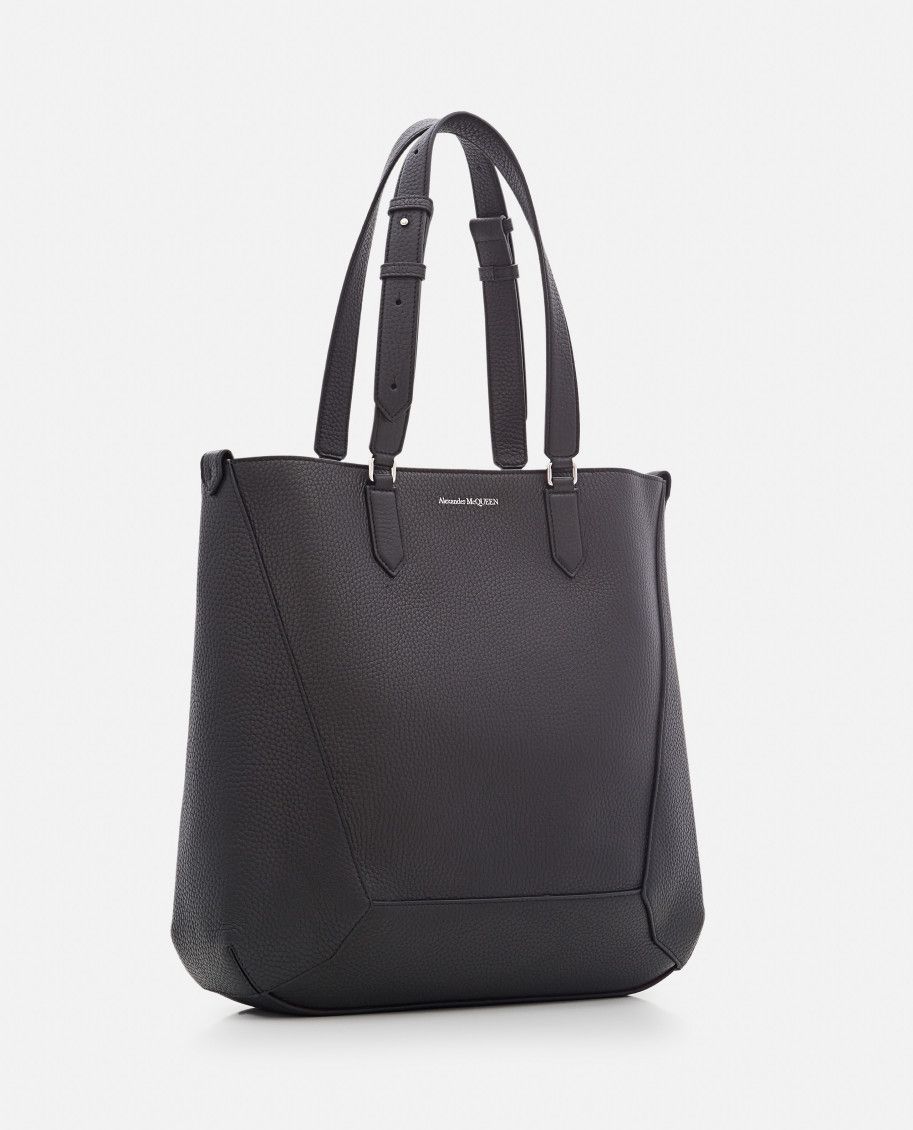 Alexander McQueen o1w1db10725 Size: OS/The Edge Medium Tote Bag in Black Size ONE SIZE - 4 Thumbnail