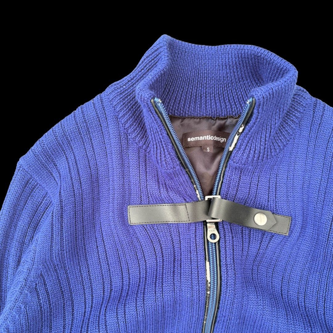 semanticdesign sematicdesign blue y2k knit Size US S / EU 44-46 / 1 - 5 Thumbnail